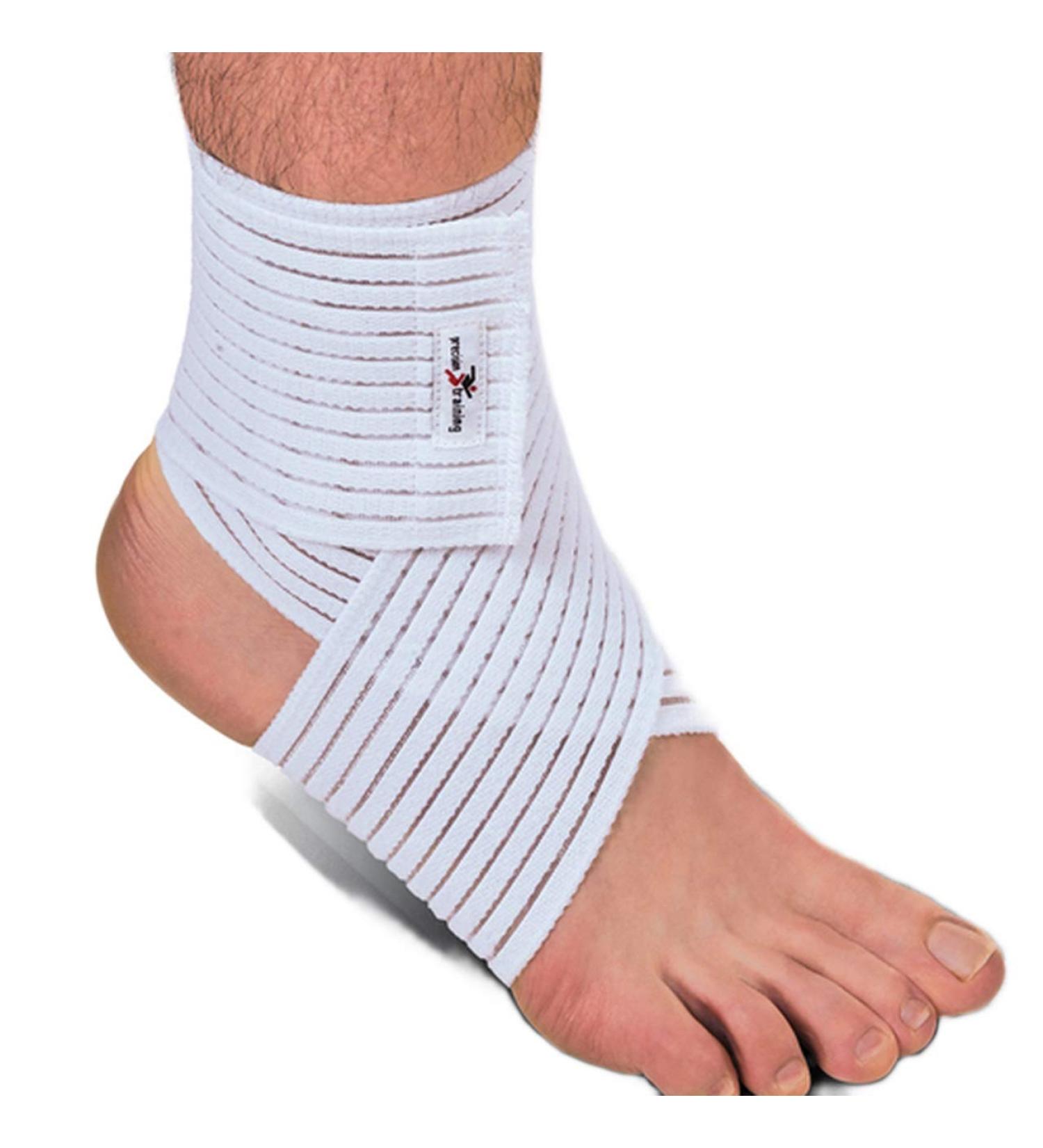 Precision Training Elasticated Ankle/Elbow Wrap Support - One Size