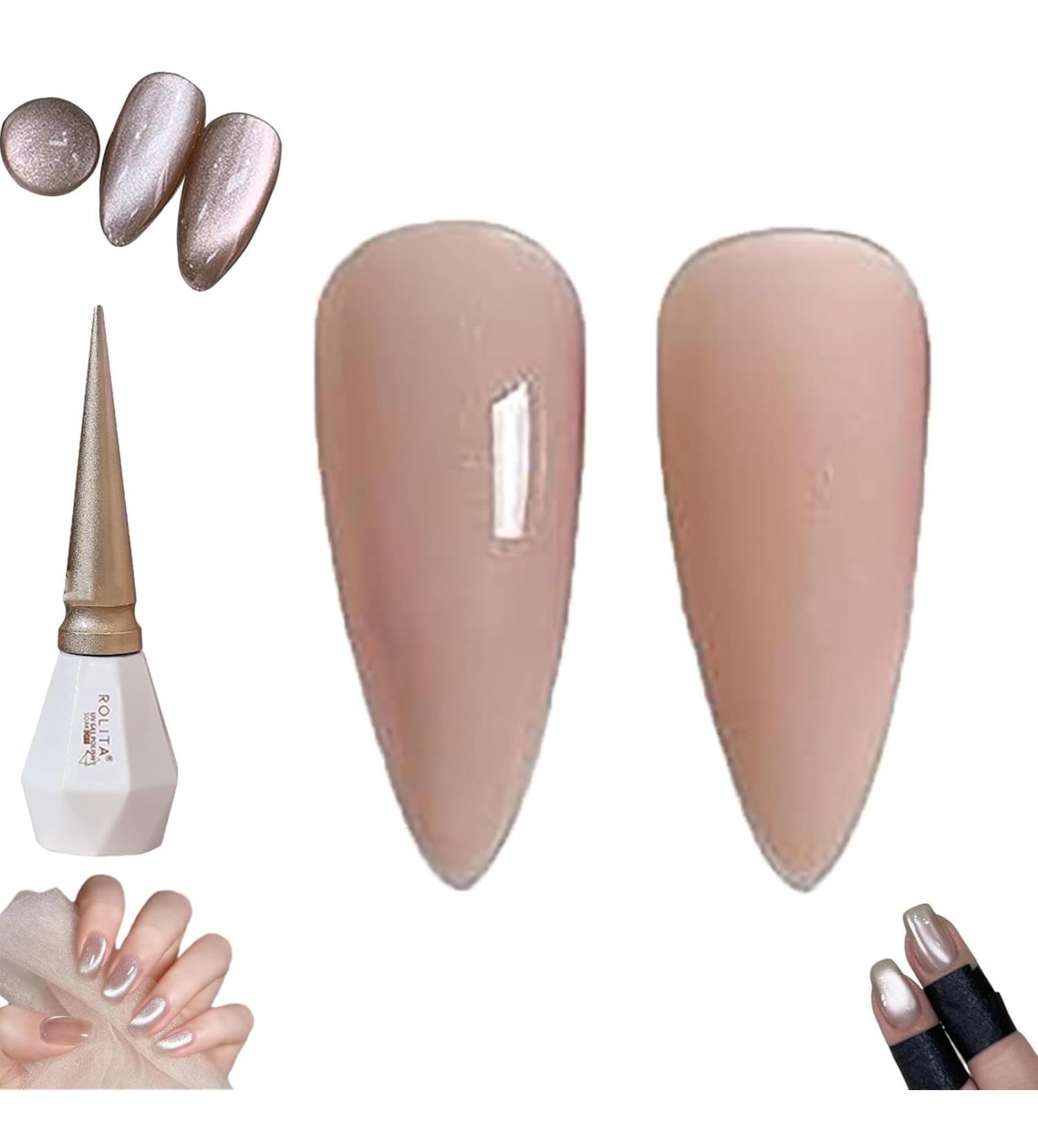 Rolita Gel Polish 2024 New 16 Colors Nude Gel Polish Rolita Nail Polish Glitter Crystal Gel Nail Polish Jelly-Colored Nail Polish Cat Eye Gel Nail Polish Quick Dry Nail Polish (0.06 Fl Oz Y-15) 0.06 Fl Oz Y-15 - Buy Online on GoSupps.com