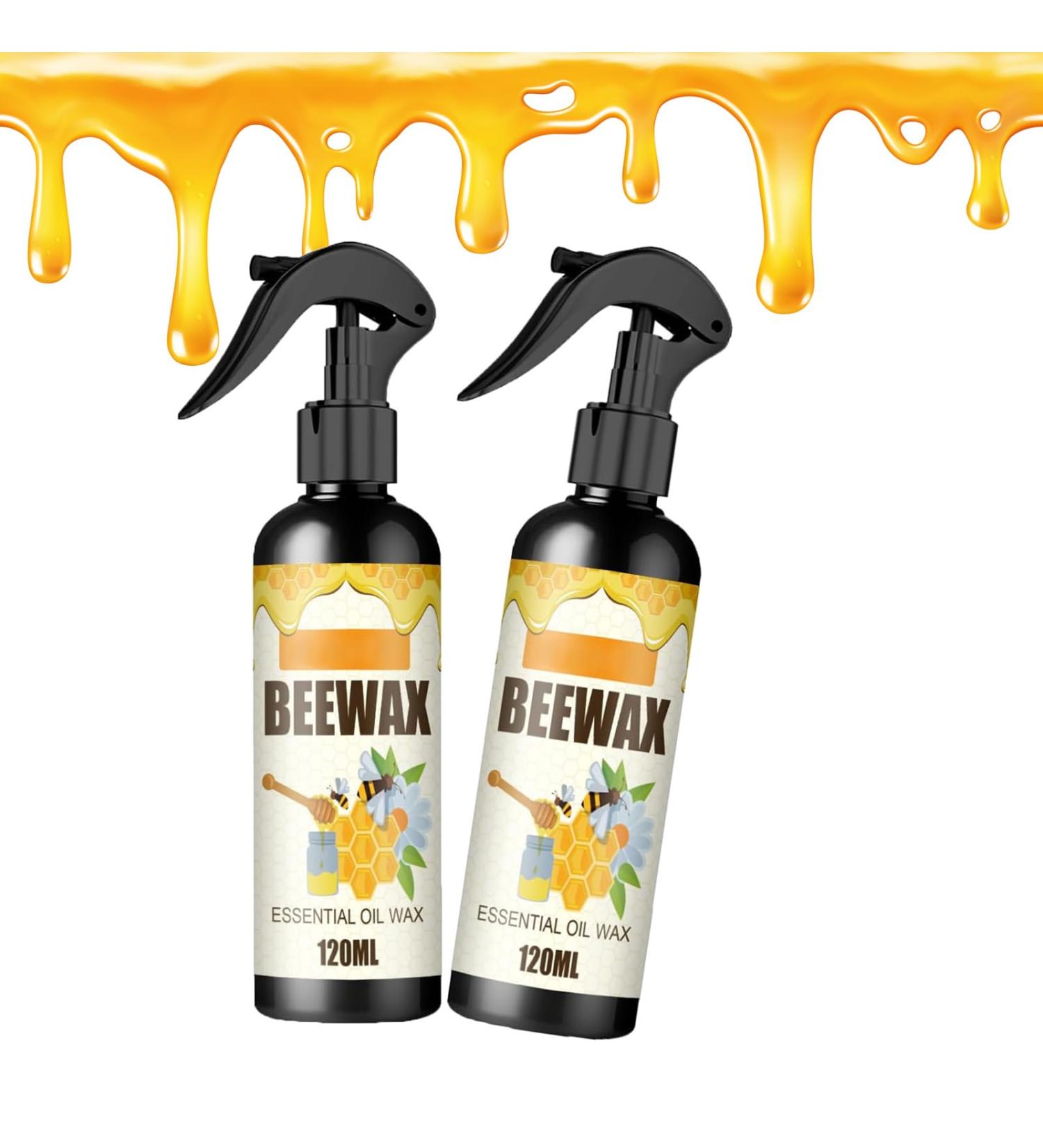 Natural Micro-Molecularized Beeswax Spray Bees Wax Furniture Polish and Cleaner Beeswax Spray Cleaner Original Beeswax Furniture Polish Beeswax Furniture Polish Spray Beeswax for Wood (2pcs) - Buy Online on GoSupps.com