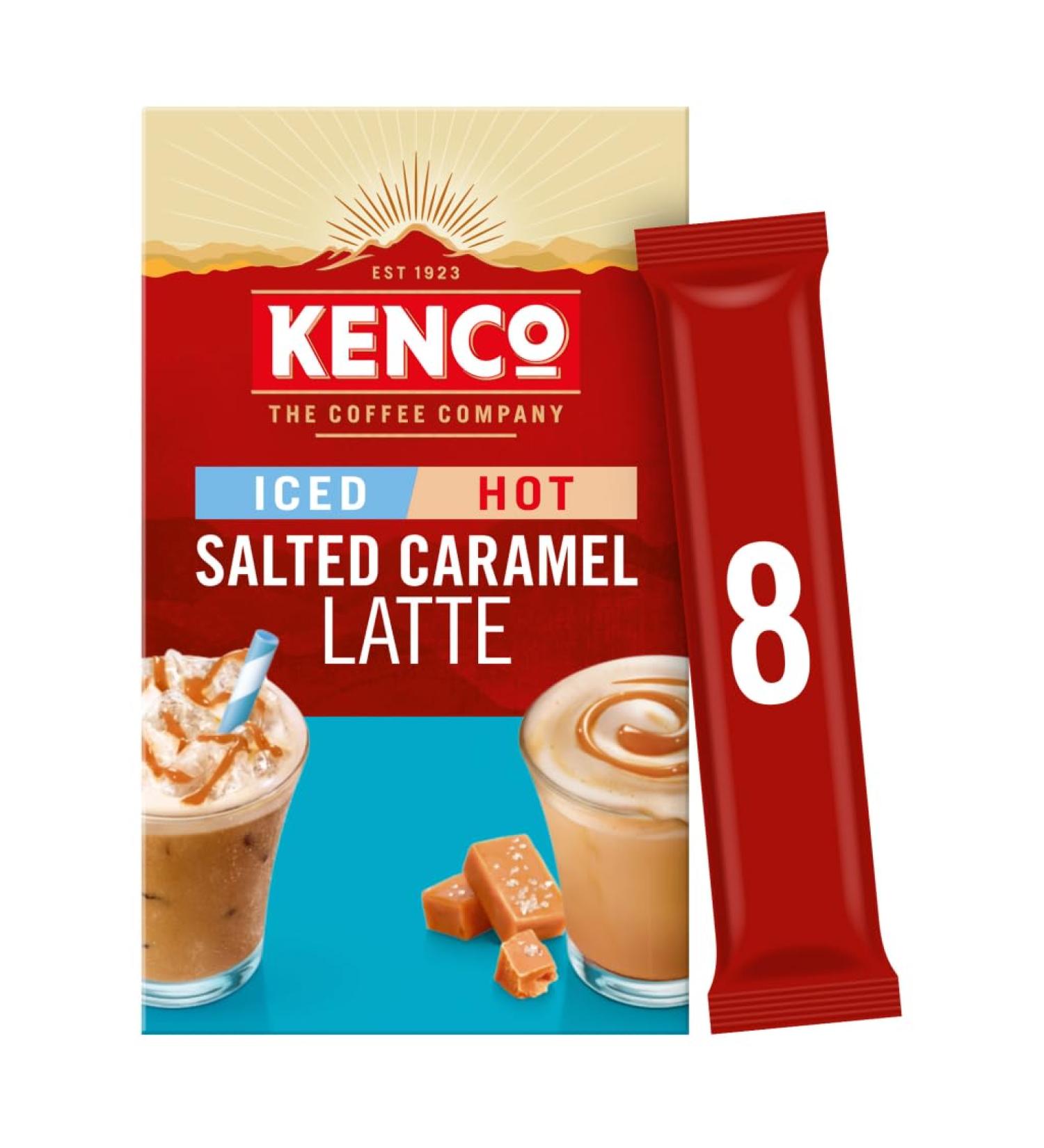Kenco Sachets de café glacé au caramel salé chaud 8 x 20.3 g 8 ea