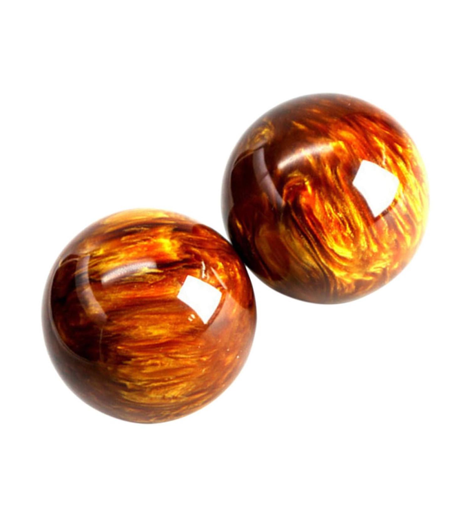 Frcolor 2pc Health Balls - Acupuncture Massage Training & Finger Exercise Tools for Fitness & Wellness - Buy Online on GoSupps.com