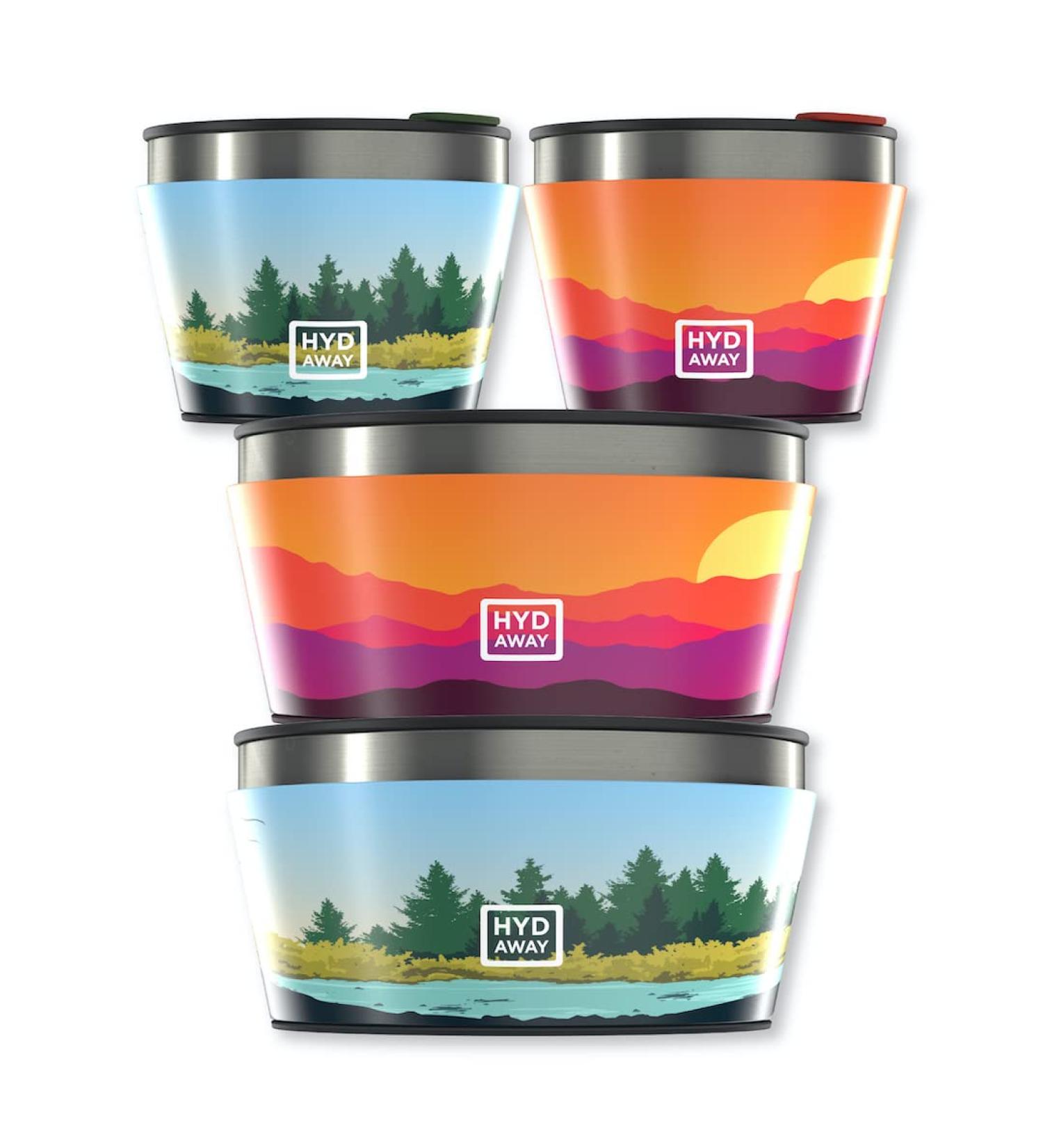 HYDAWAY Insulated Camp Bowl 4-Pack Bundle - 1-Quart 1.5-Cup | Metolius Mojave Color - Buy Online on GoSupps.com