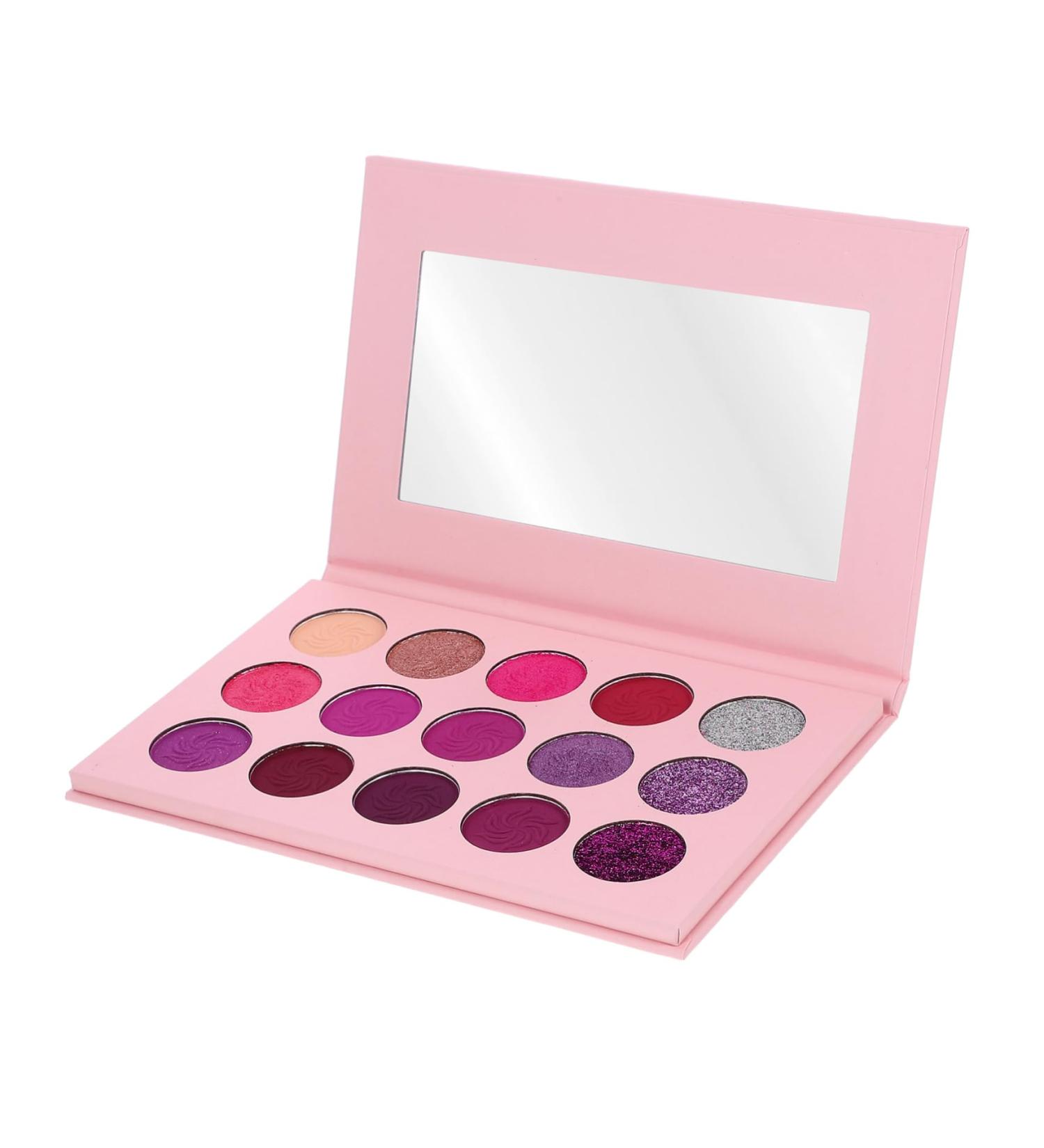 Didiseaon 15 Eyeshadow Compact Glitter Eyeshadow Colorful Eyeshadow Makeup Palette Eyeshadow Palette Purple - Buy Online on GoSupps.com