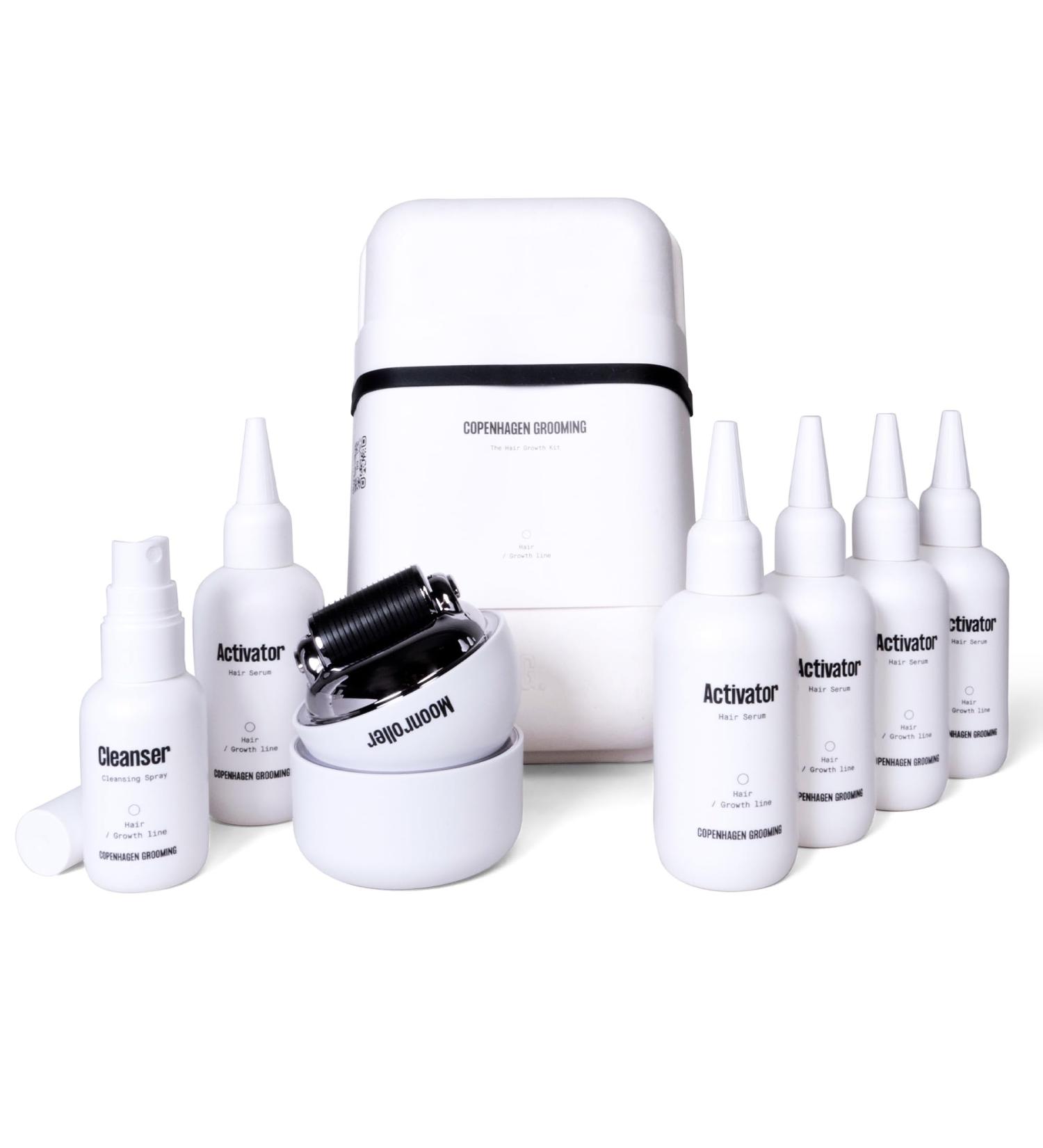 Copenhagen Grooming Hair Growth Accelerator Set for Men | Serum Derma Roller & Cleaner | 250 Days Stock - Buy Online on GoSupps.com