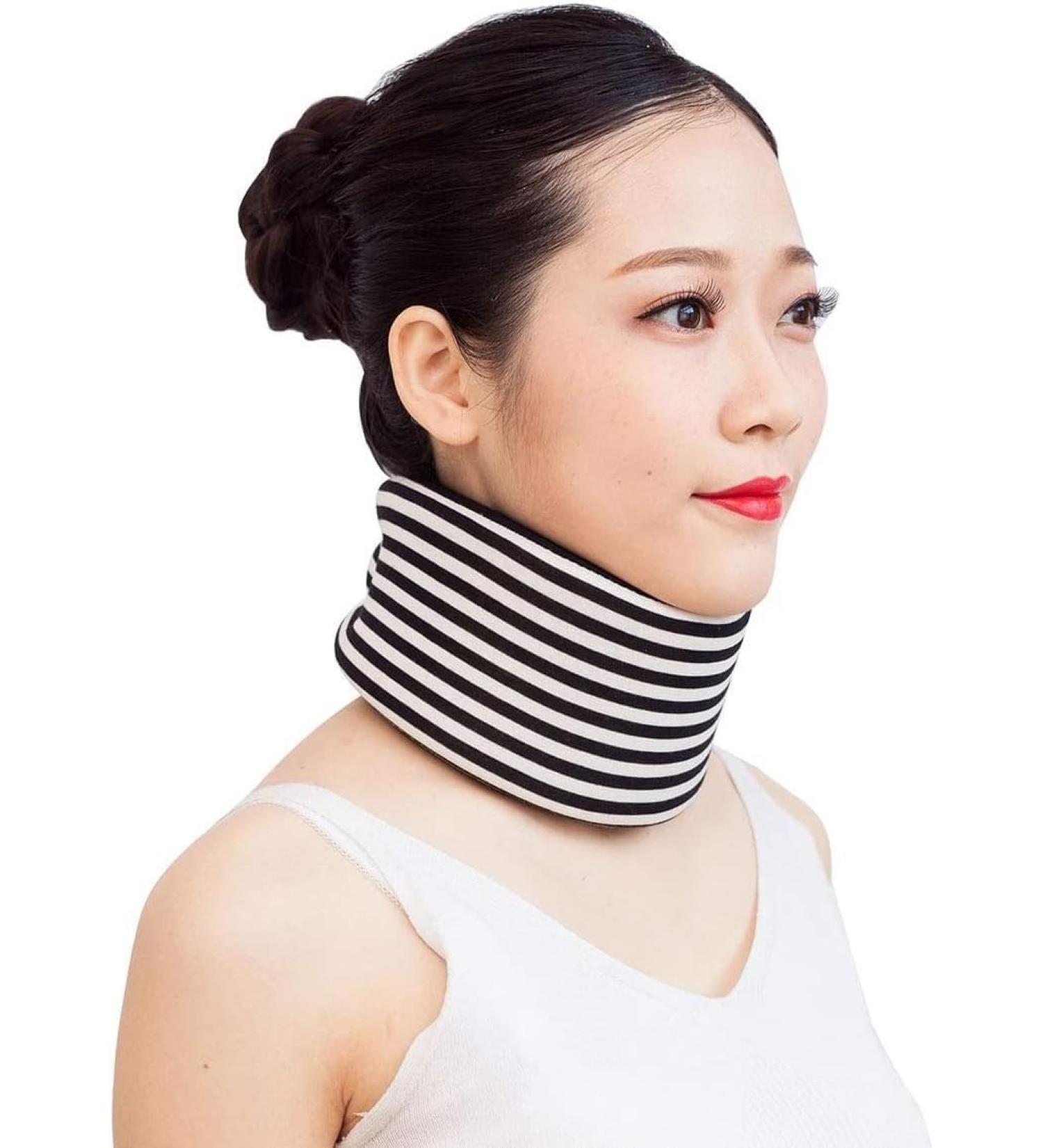 Adjustable Soft Foam Neck Support for Pain Relief | Vertebral Support | Size S | Color A - International Shipping - Buy Online on GoSupps.com