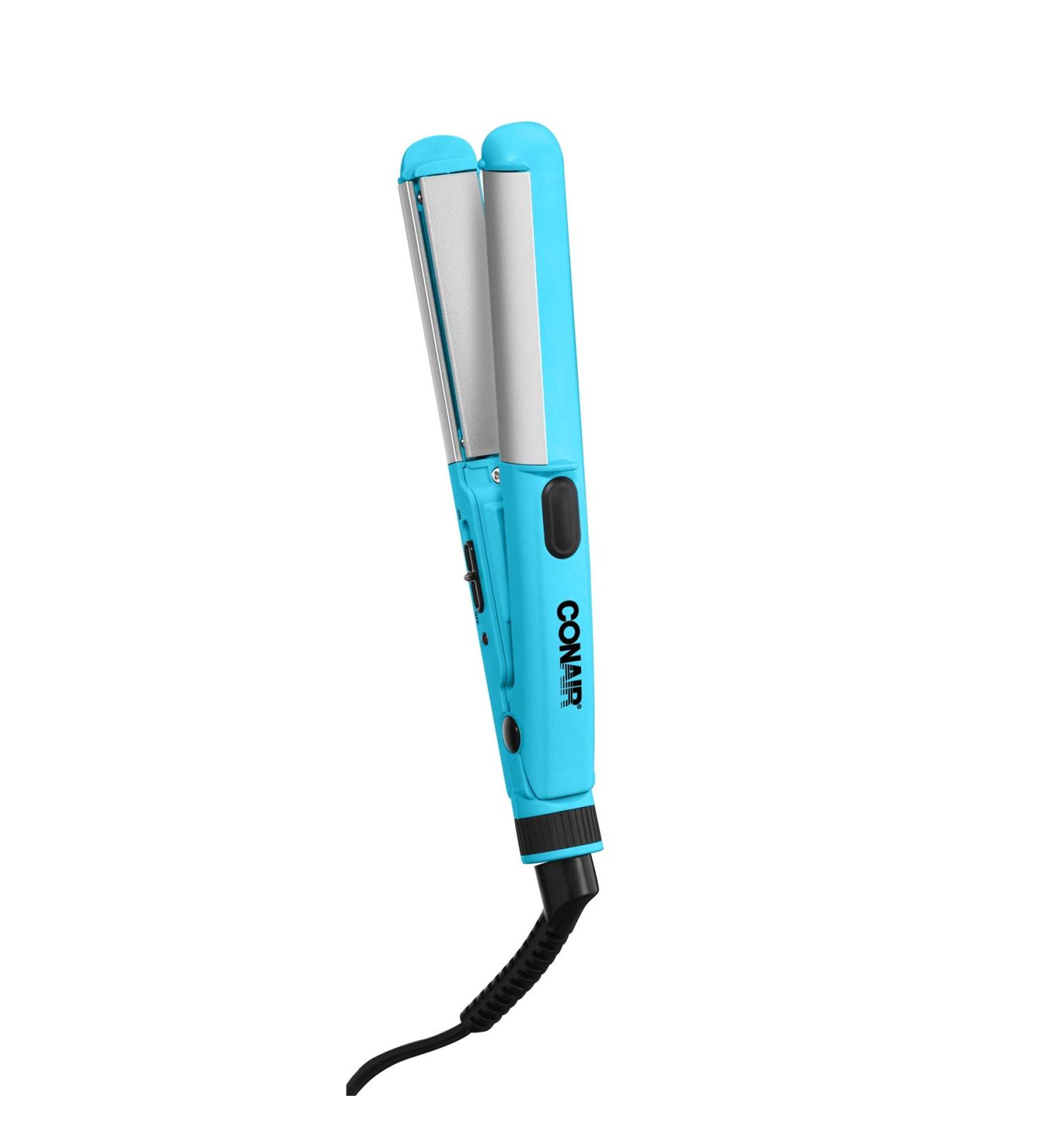 Conair Mini Dual Deluxe Styler - 2-in-1 Styler for Curls, Waves, and Straightening | On-The-Go Styling | 1 Count - Buy Online on GoSupps.com