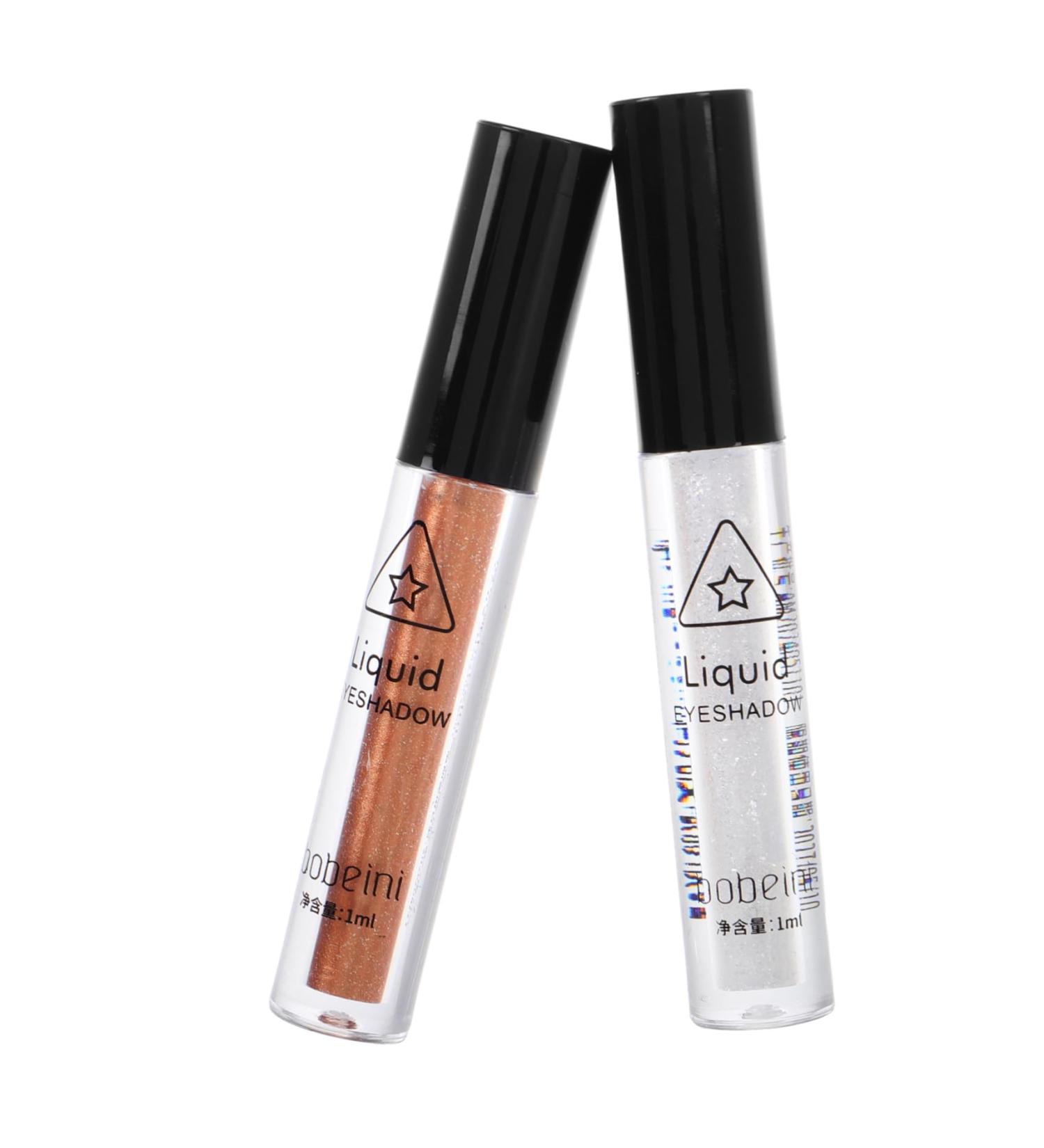 IWOWHERO 2pcs Eye Shadow Pencil Metallic Eyeshadow Makeup Eyeshadow Matte Eyeshadow Liner Silver Liquid - Buy Online on GoSupps.com