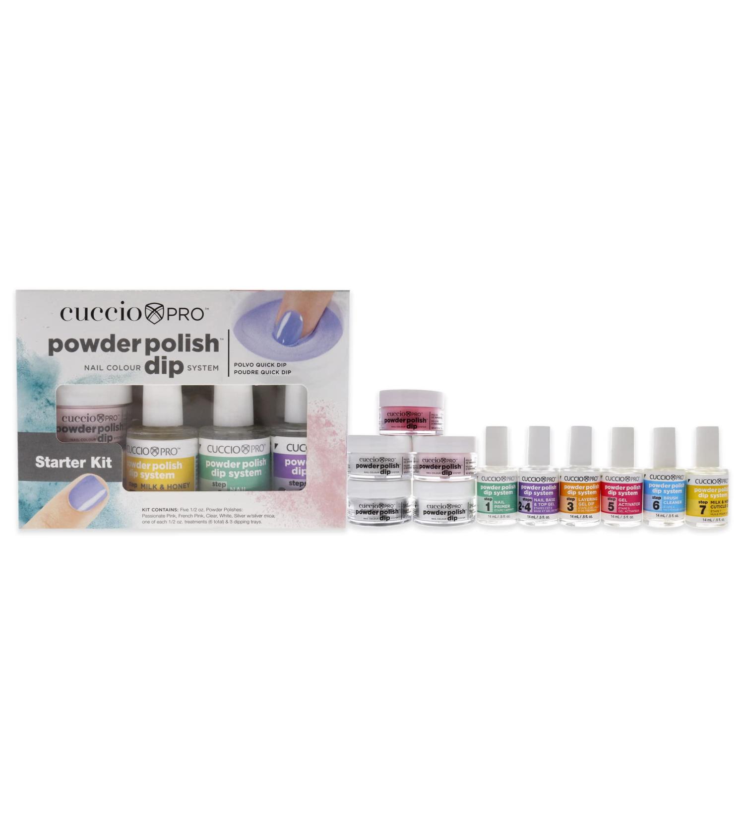 Cuccio Pro Powder Polish Dip Starter Kit - Professional Dipping System - Buy Online on GoSupps.com