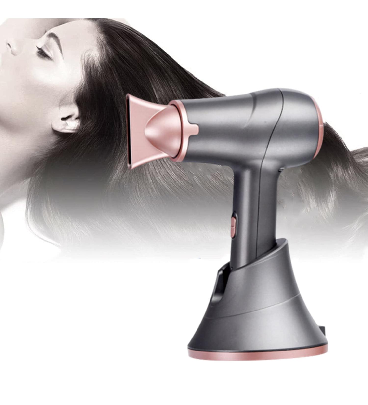 Travel Blow Dryer Cordless Rechargeable Portable Lightweight Hairdryer 3 Speed Hot Wind/Cold Wind Hair Dryer - Buy Online on GoSupps.com