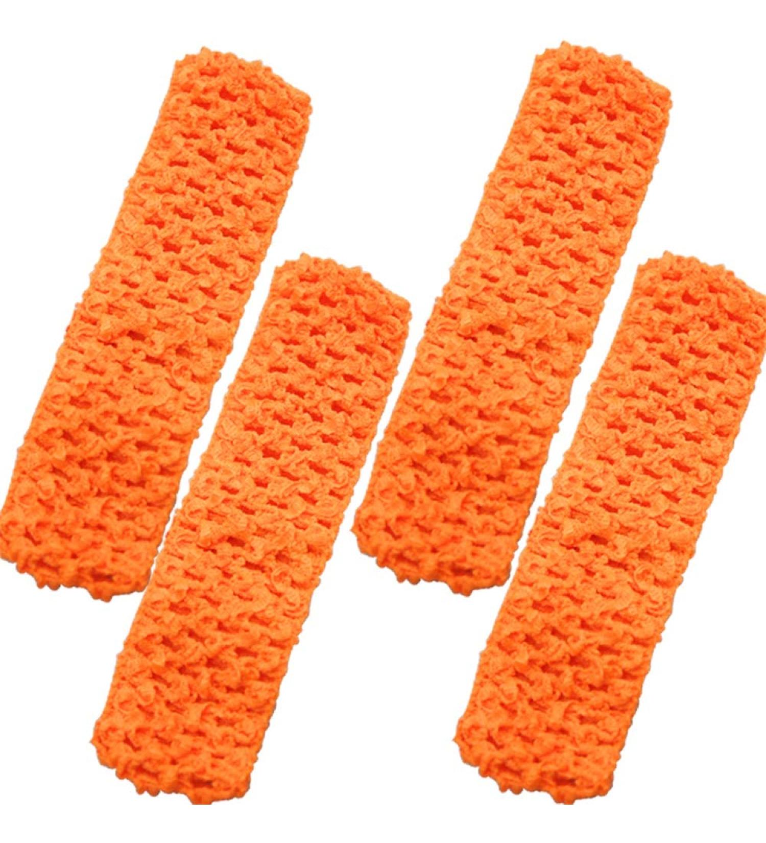 4pcs Crochet Tube Top Tutu Dress Baby Girls Skirt Pettiskirt - Orange - 1.5 x 6 inches - Buy Online on GoSupps.com