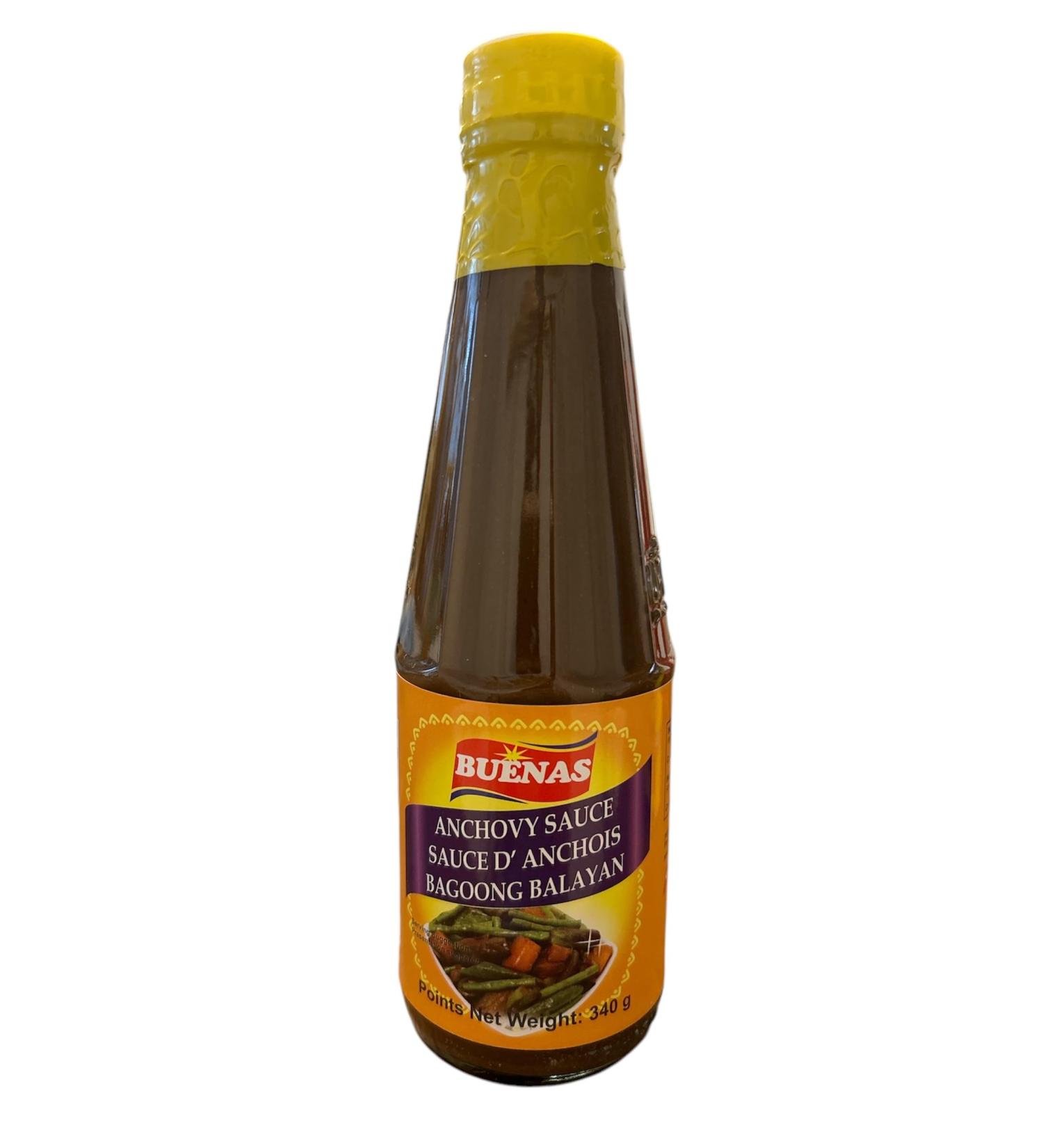 Buenas Anchovy Sauce Bagoong Balayan Net Weight: 340 g