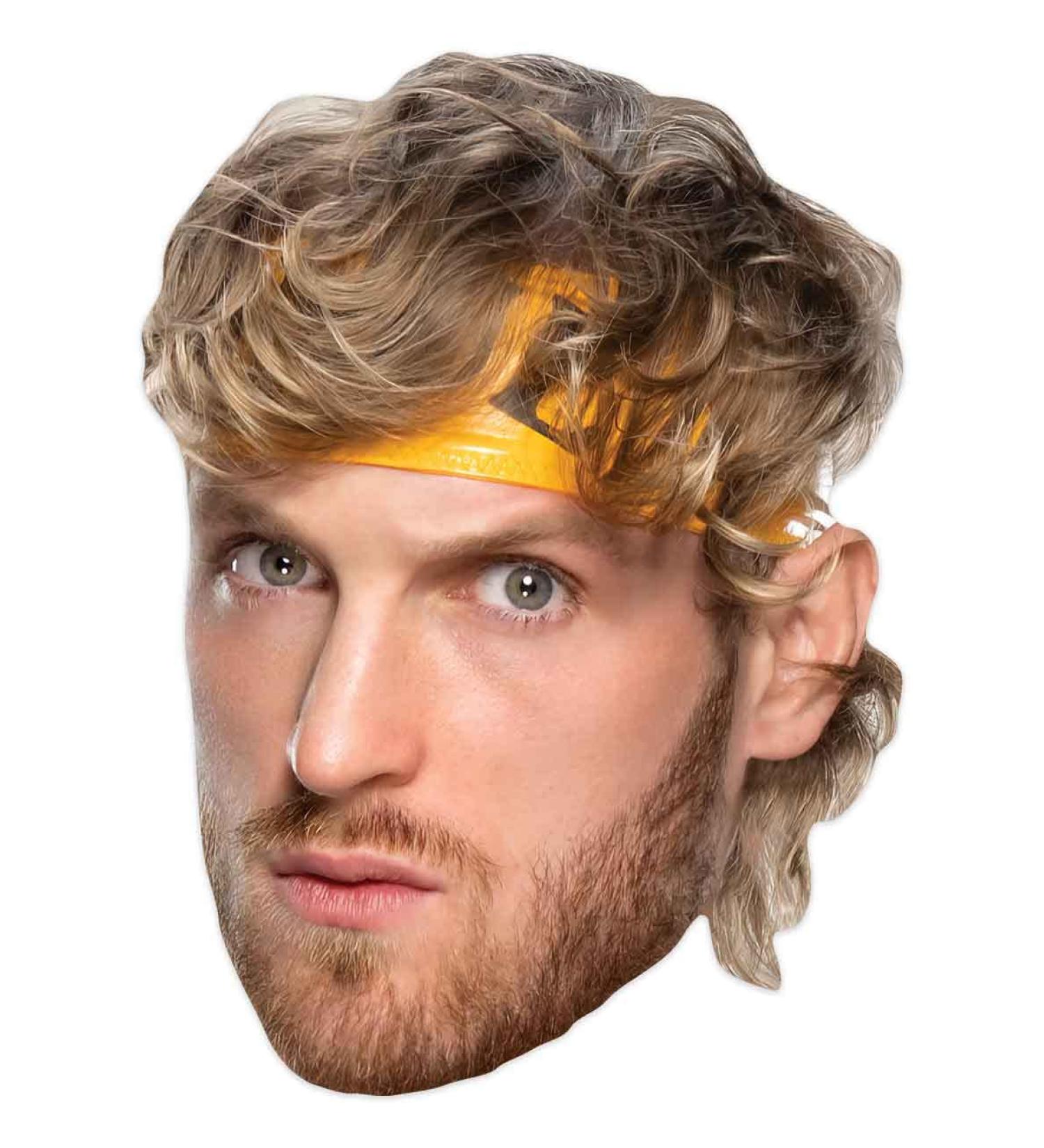 SM424 Logan Paul Cardboard Flat Face Mask - Buy Online on GoSupps.com
