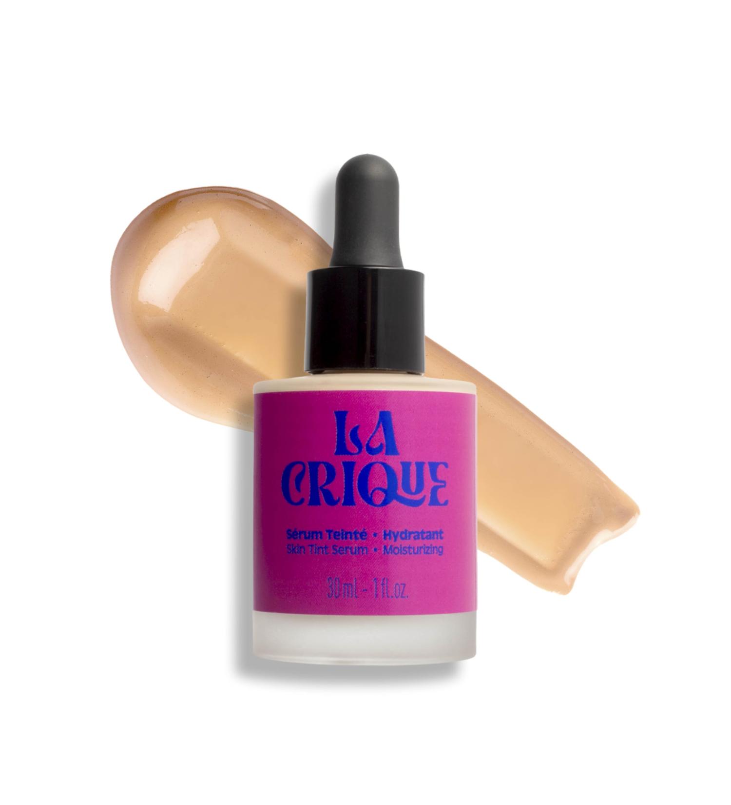 La Crique Hydrating Tinted Serum - Lightweight Face Foundation with Hyaluronic Acid & Prickly Pear - Buildable Coverage - Dry Skin - Vegan Friendly & Cruelty-Free - Shade 01 Very Fair - 1 fl oz - Buy Online on GoSupps.com