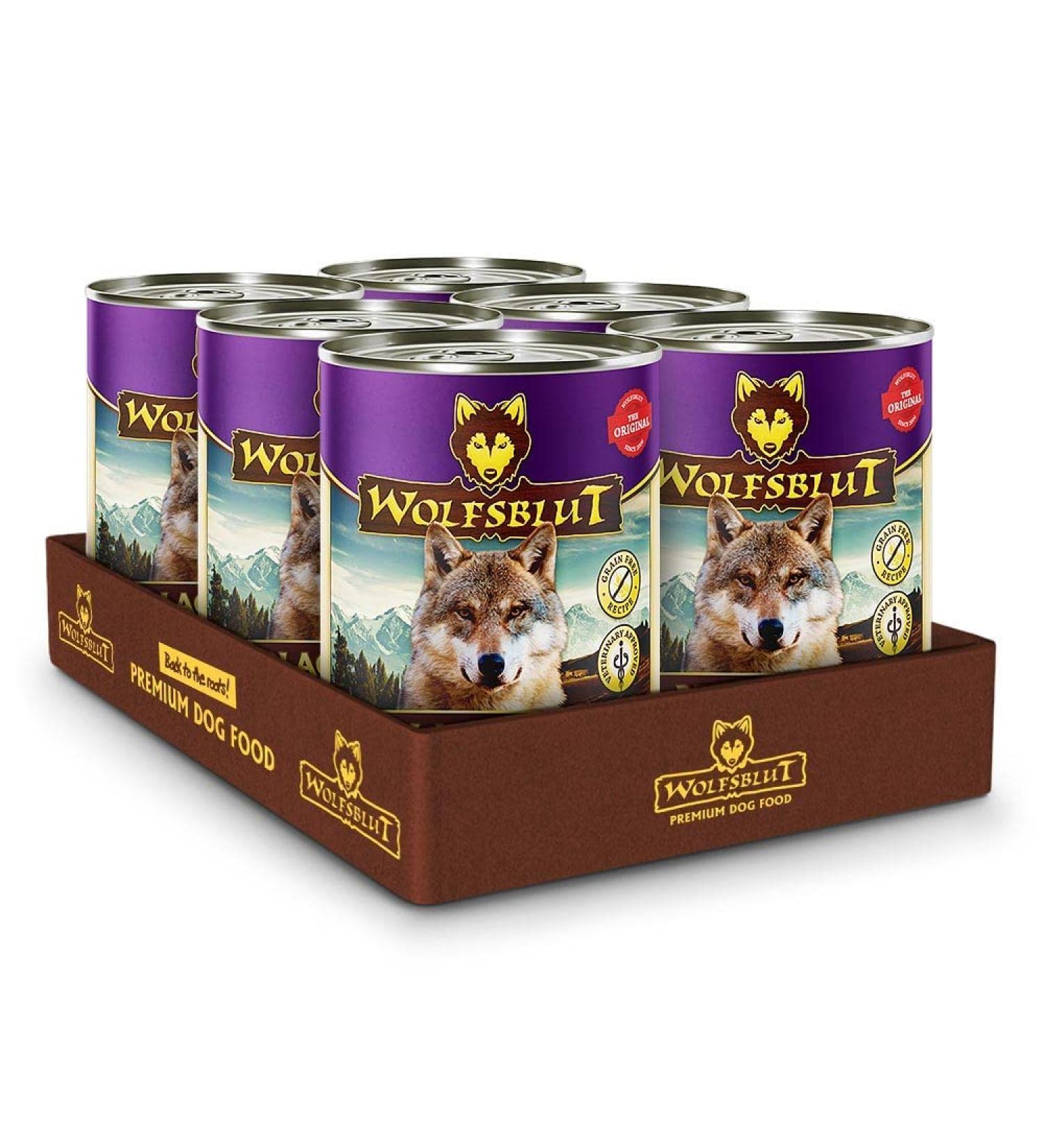 Wolfsblut Black Bird Wet Dog Food - Grain-Free Turkey - 6 x 395g - Premium International Shipping - Buy Online on GoSupps.com