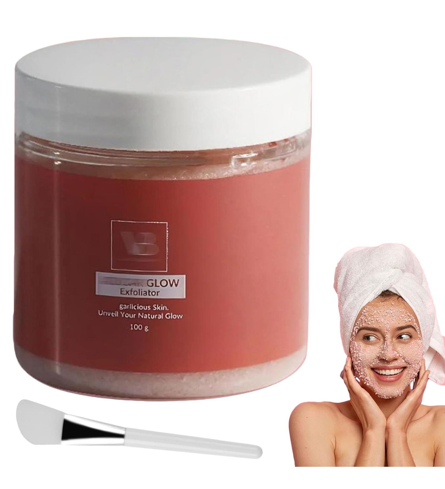 Face Glow Exfoliator - Glow Blanqueador Y Exfoliante, Sugar Facial Scrub, Organic Face & Body Scrub for Smoother Skin (1PC) - Buy Online on GoSupps.com