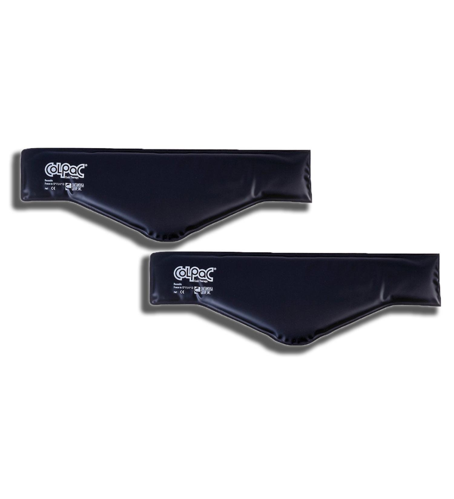 Chattanooga ColPac Clinical Grade Black Urethane Ice Pack (2 Pack) - Neck Contour 21 Inch