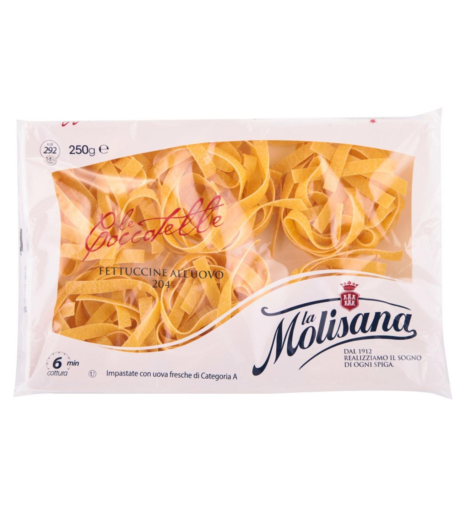  La Molisana La Molisana N 204 Fettuccine Eggs 250 g - Lot of 6 - Buy Online on GoSupps.com