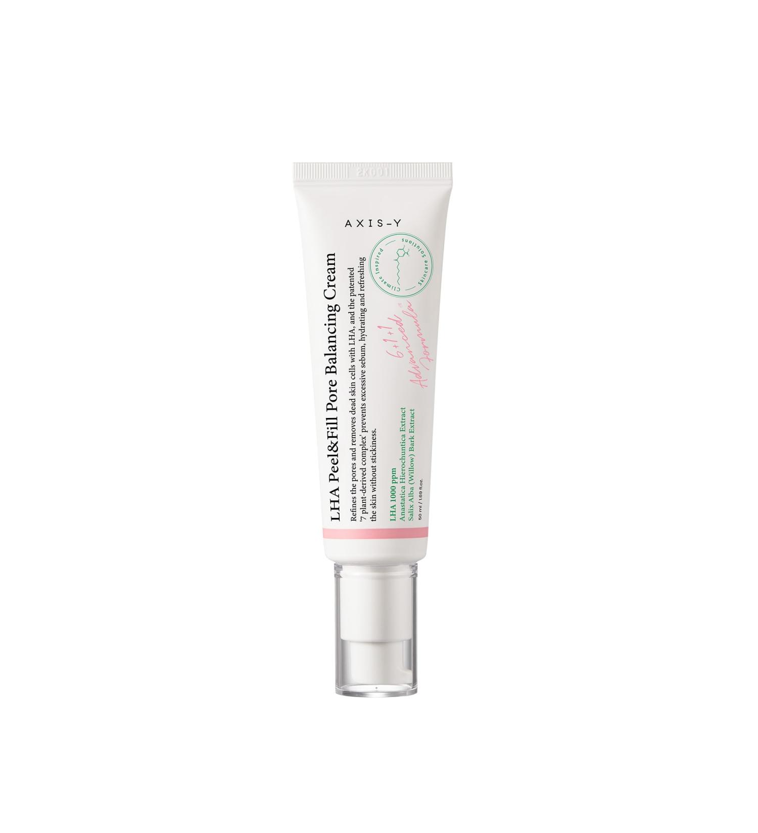 AXIS-Y LHA Peel & Fill Pore Balancing Cream - Pore Minimizing & Tightening | 50ml Kbeauty International Shipping - Buy Online on GoSupps.com