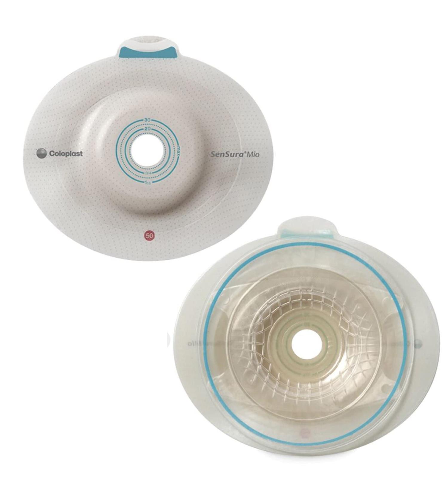 SenSura Mio Flex Trim to Fit Ostomy Barrier - 50mm Flange 5 Per Box - Elastic Adhesive | Shop Internationally - Buy Online on GoSupps.com