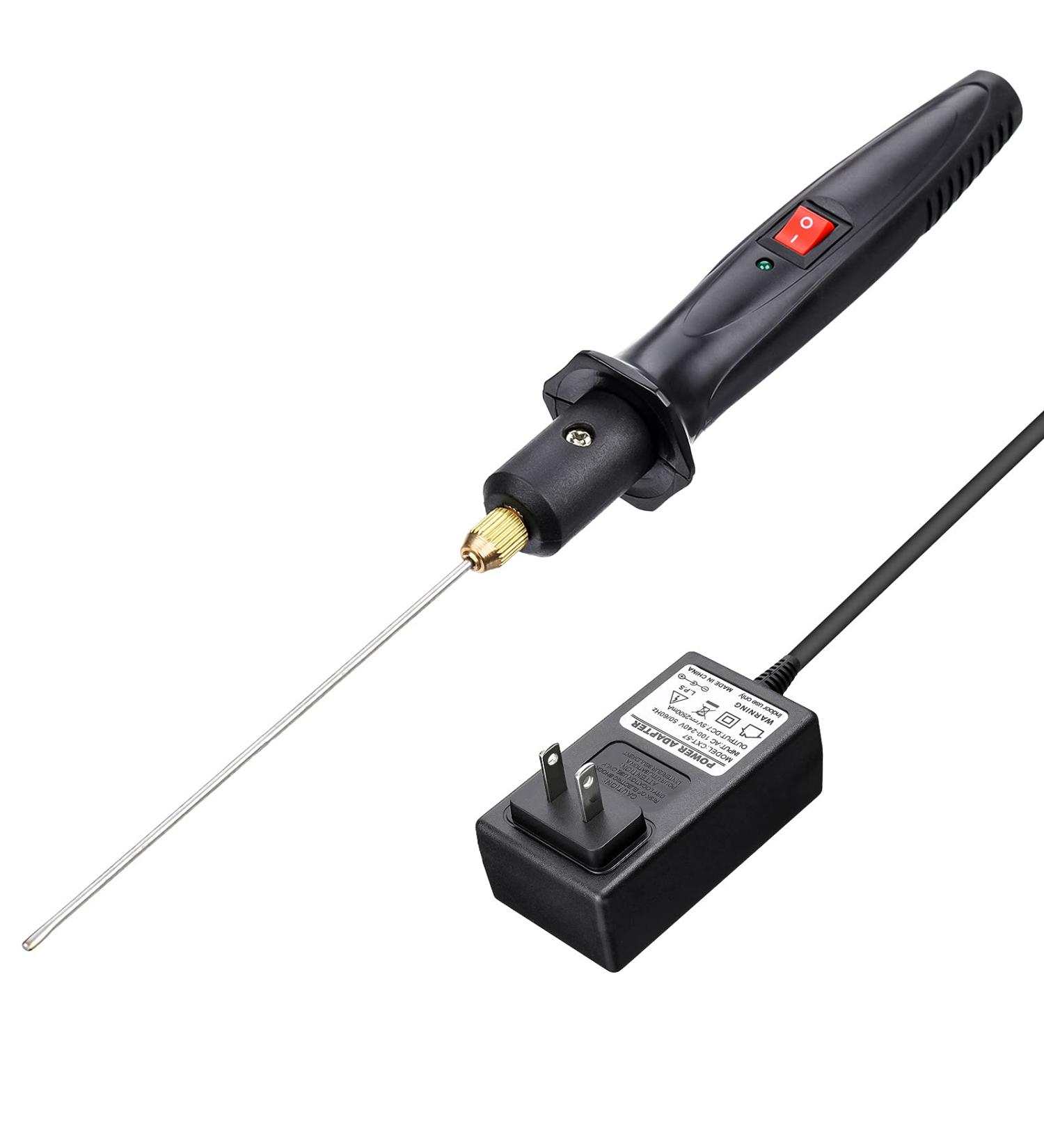 Foam Cutter  Upgraded Electric Hot Knife With Button and Power Light  100-240V/15W Hot Knife 10CM Styrofoam Cutting Pen with Electronic Voltage Transformer Adaptor - Buy Online on GoSupps.com