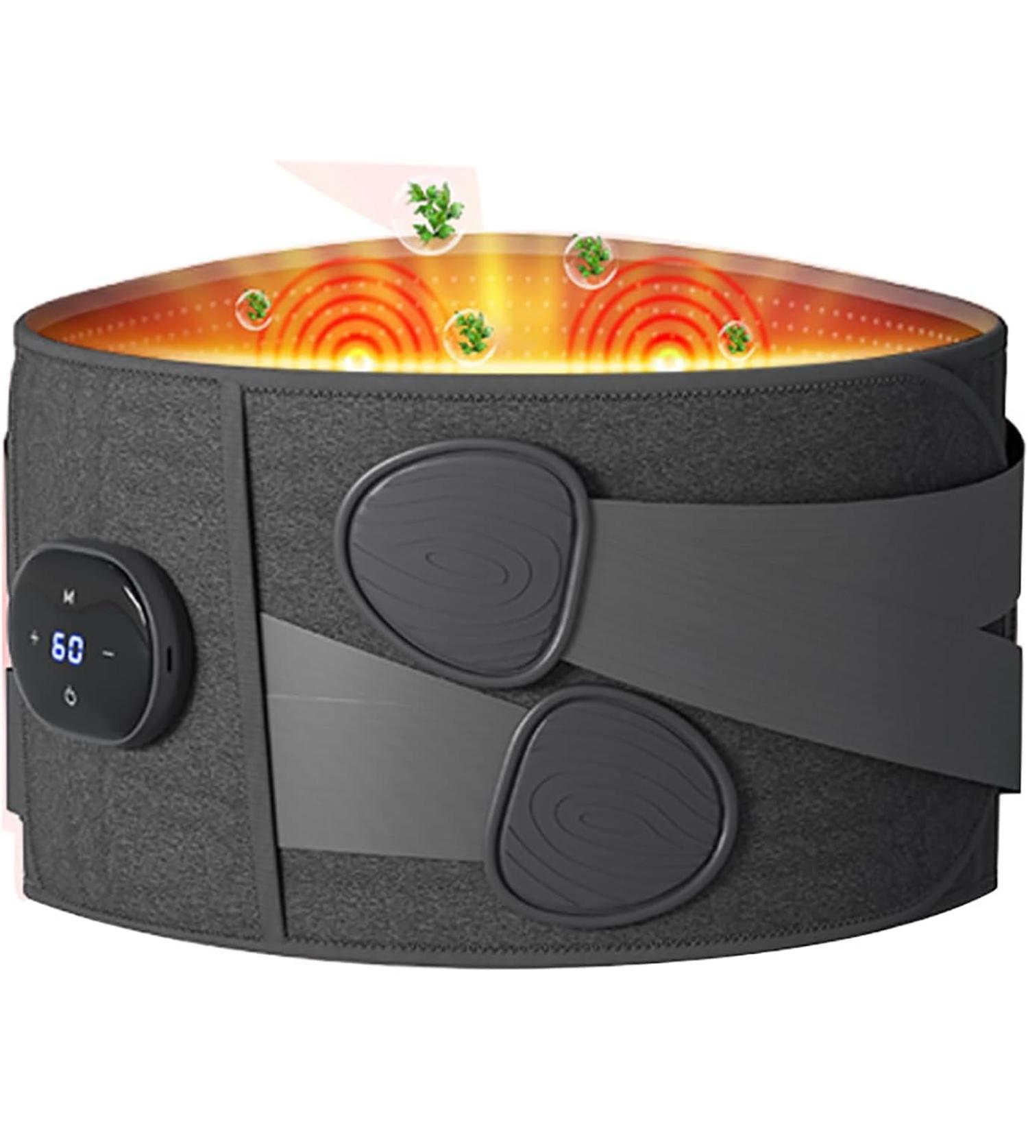Kehtu Waist Massage Device | Vibration Massage Belt with 5-Stage Heat & 3 Adjustable Modes for Muscle Relief - Buy Online on GoSupps.com