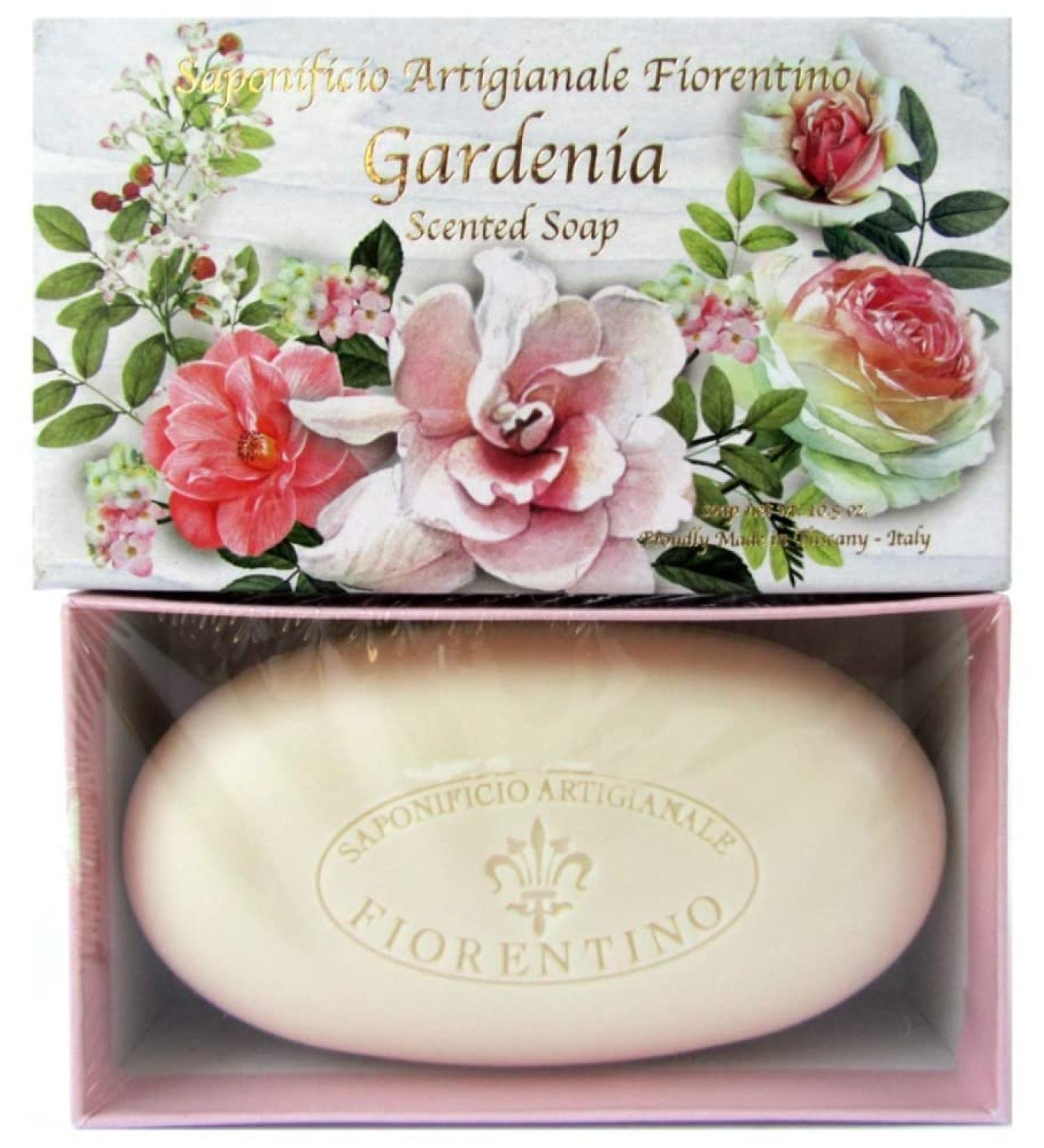 Gardenia Scented Soap - 10.5 oz Luxury Bar | Made in Italy | International Shipping Available - Buy Online on GoSupps.com