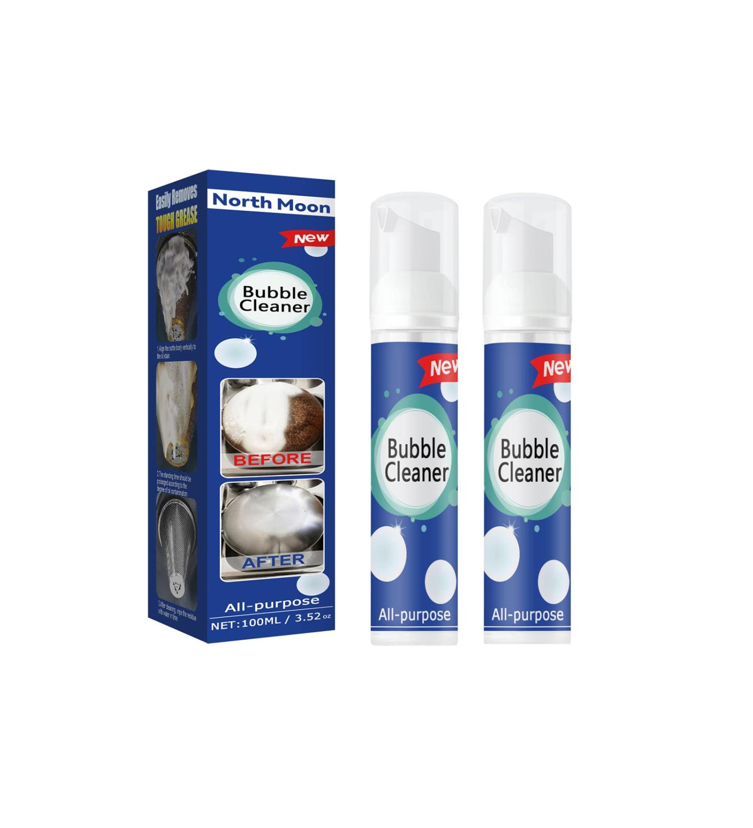 Heavy Oil Stain Bubble Cleaner - All-Purpose Rinse-Free Deep Cleaning Spray (2PC) - Kitchen & More - Buy Online on GoSupps.com