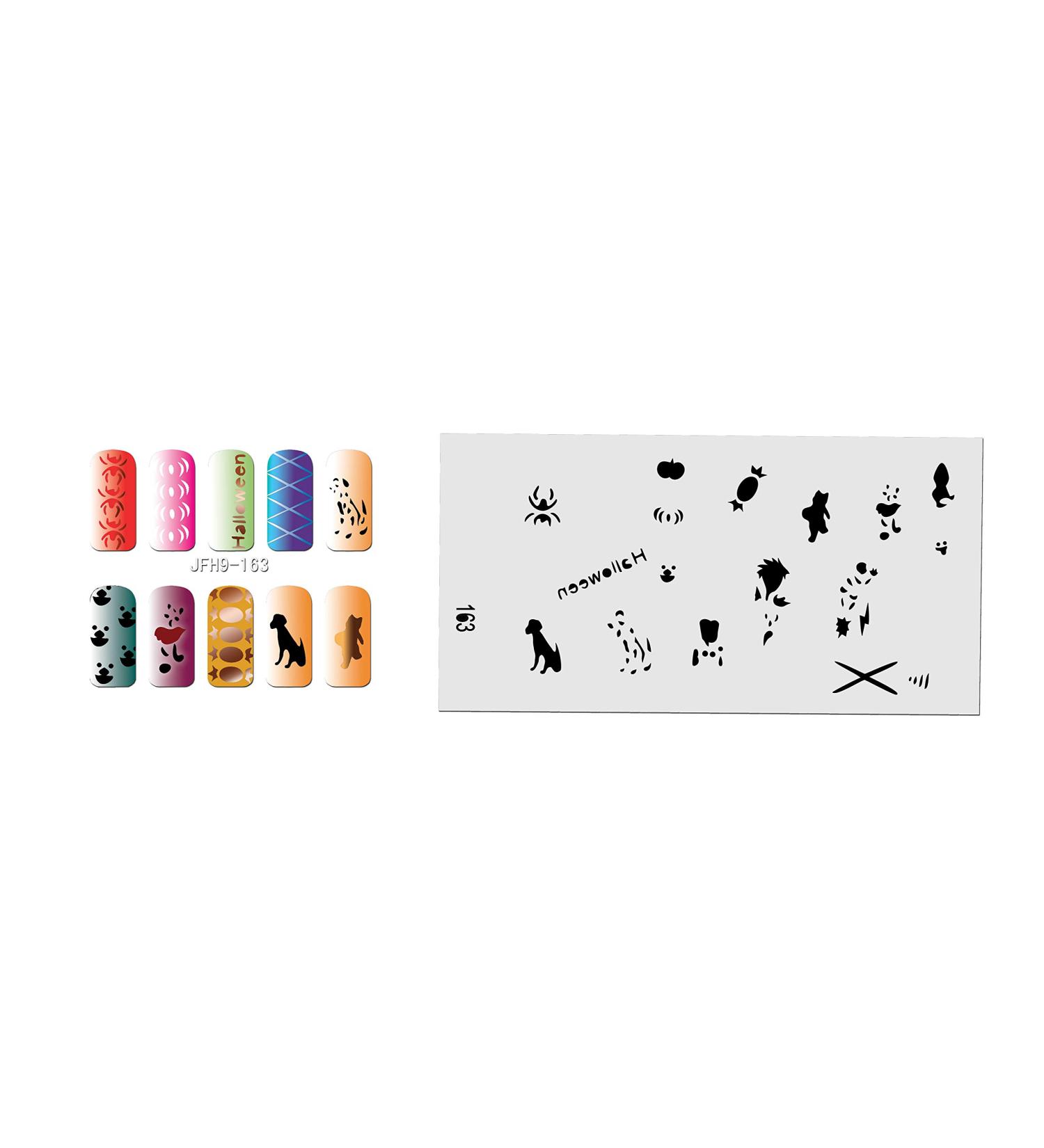 Fingernail stencil (airbrush nail art) Fengda JFH09-163