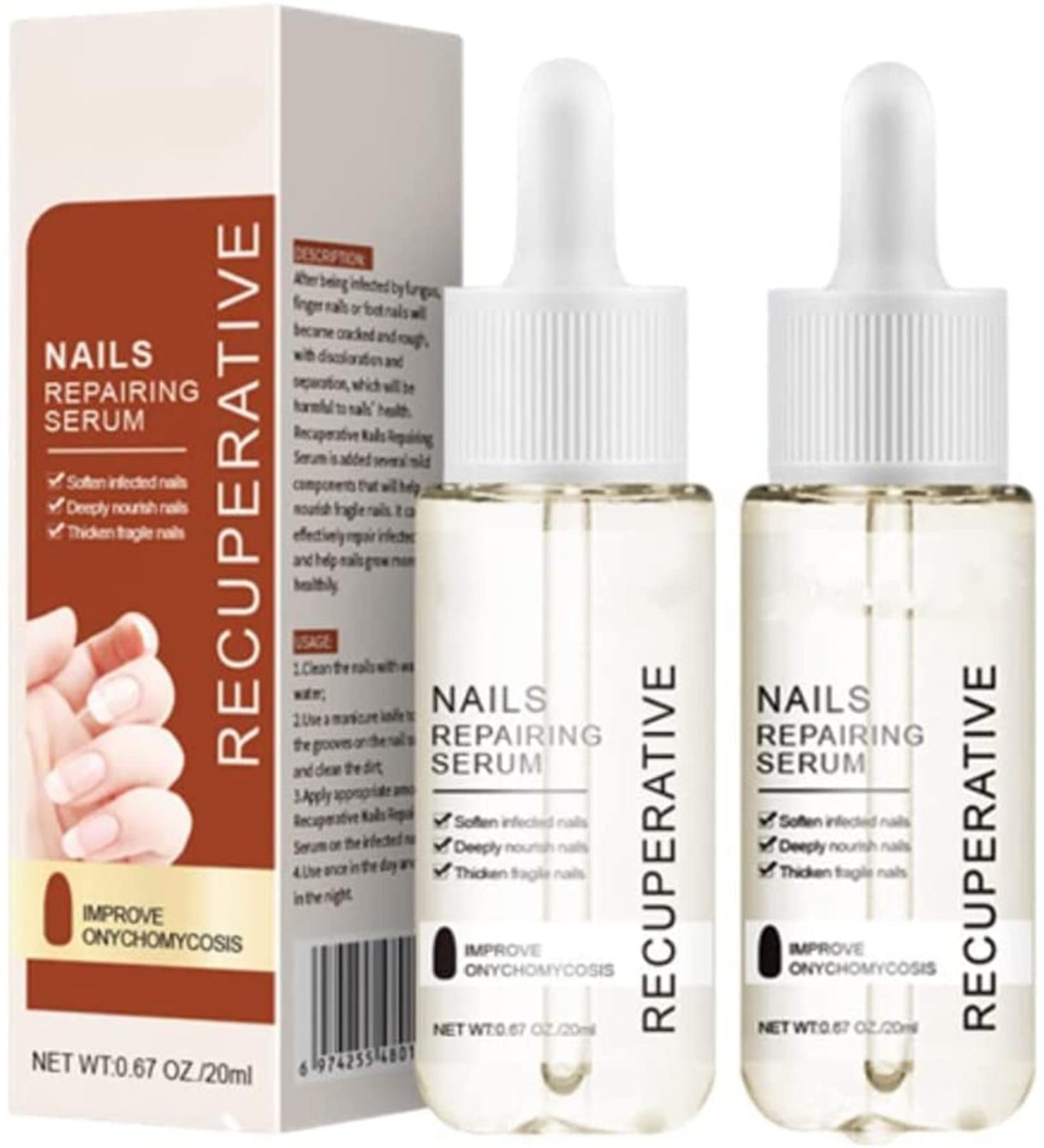 DUBUSH 7 day nail growth strengthening serum nail cuticle oil strengthener natural toenail treatment oil stronger nails in 1 week nail strengthening treatment treatment - Buy Online on GoSupps.com