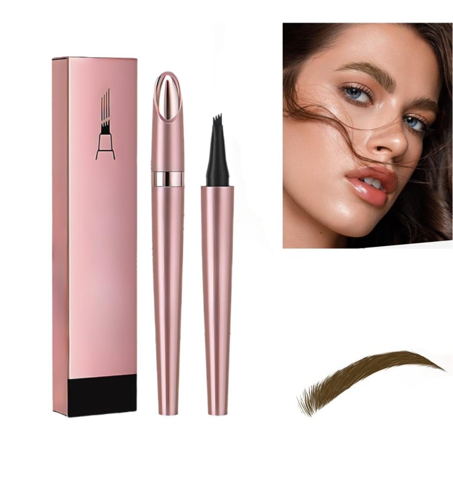 2024 New Magic Eyebrow Pencil 3D Waterproof Microblading Eyebrow Pencil Contouring Pen Magic Eyebrow Pencil Long-Lasting Natural Fine Stroke Eyebrow Pencil (Dark Brown) - Buy Online on GoSupps.com