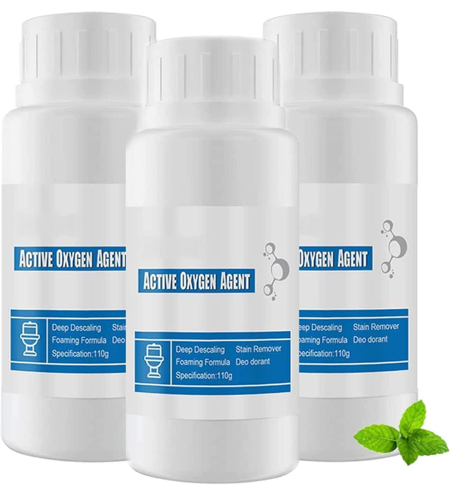 Toilet Active Oxygen Agent Multifunctional Toilet Sink Cleaning Stains Remover Powder Toilet Bowl Stains Cleaners Powerful Pipe Dredging Agent - Buy Online on GoSupps.com
