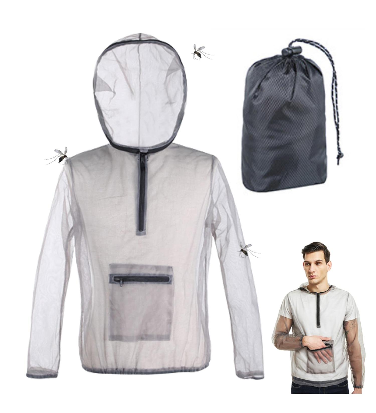 Yahunosu Mosquito Jacket - Breathable Insect & Midge Mesh Hooded Clothing for Men & Women | Ideal for Fishing Hiking Camping & Outdoor Adventures - Buy Online on GoSupps.com