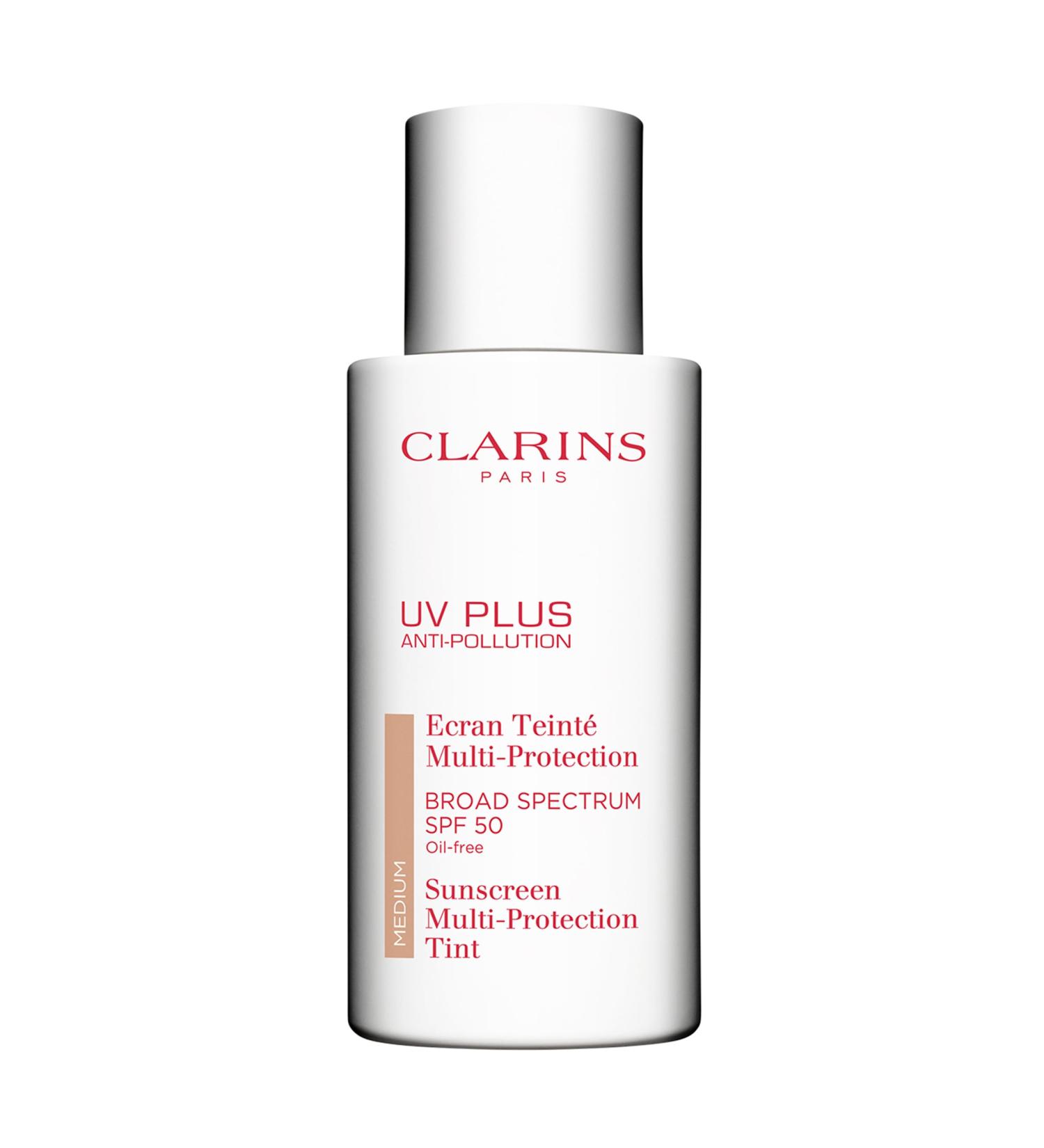 Buy Clarins NEW UV Plus Anti-Pollution SPF 50 Tinted Face Sunscreen - Medium Shade for Ultimate UV Protection | International Shipping Available - Buy Online on GoSupps.com