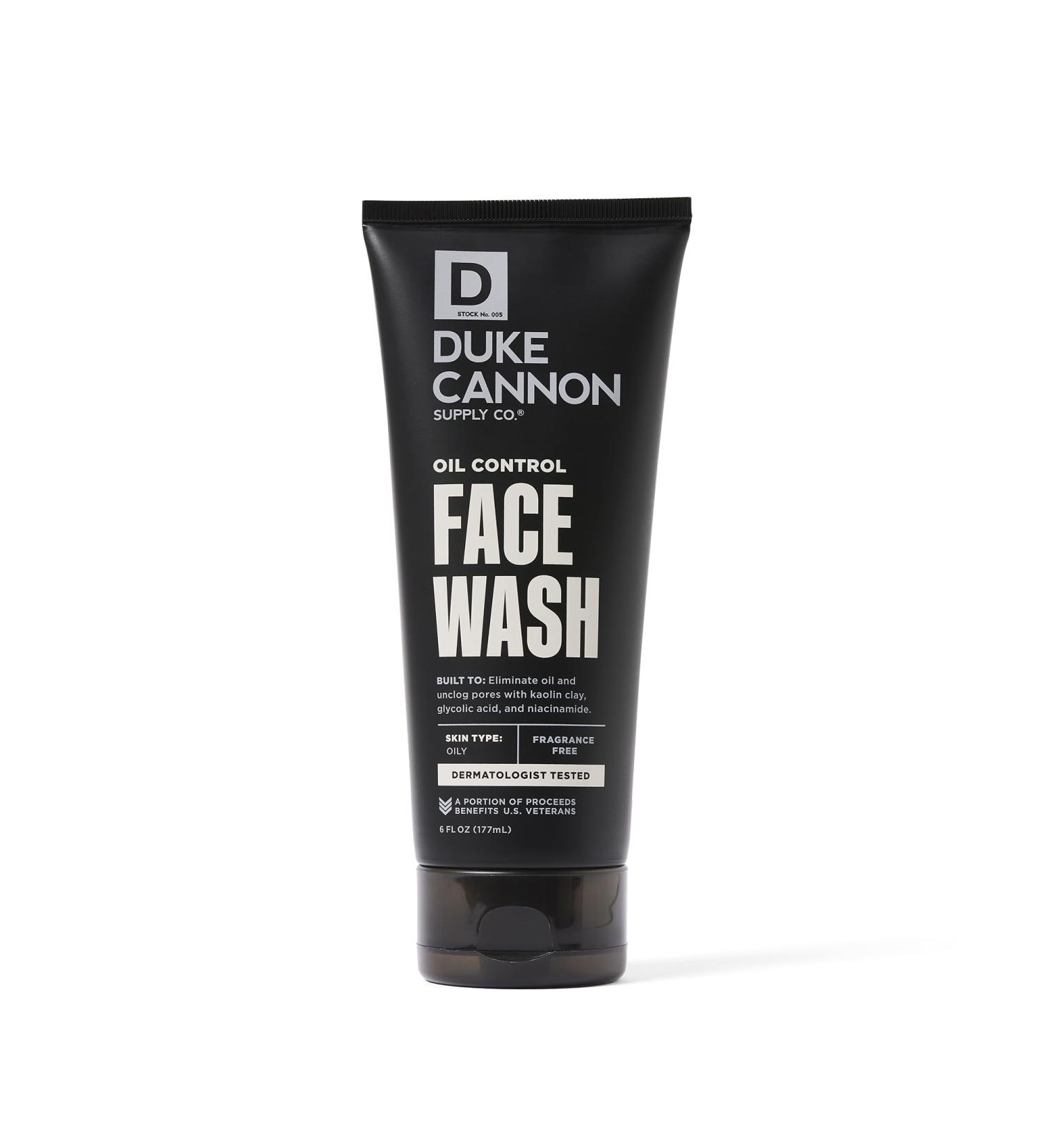Duke Cannon Oil Control Face Wash Coil Miner Fragrance free - 6 ounce