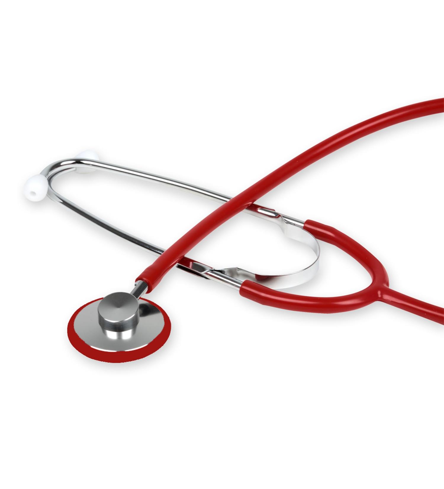 Gima - TRAD Single Head Stethoscope Adults Y Color Red Chestpiece 43.5 mm Latex Free Medical Device CE - Buy Online on GoSupps.com