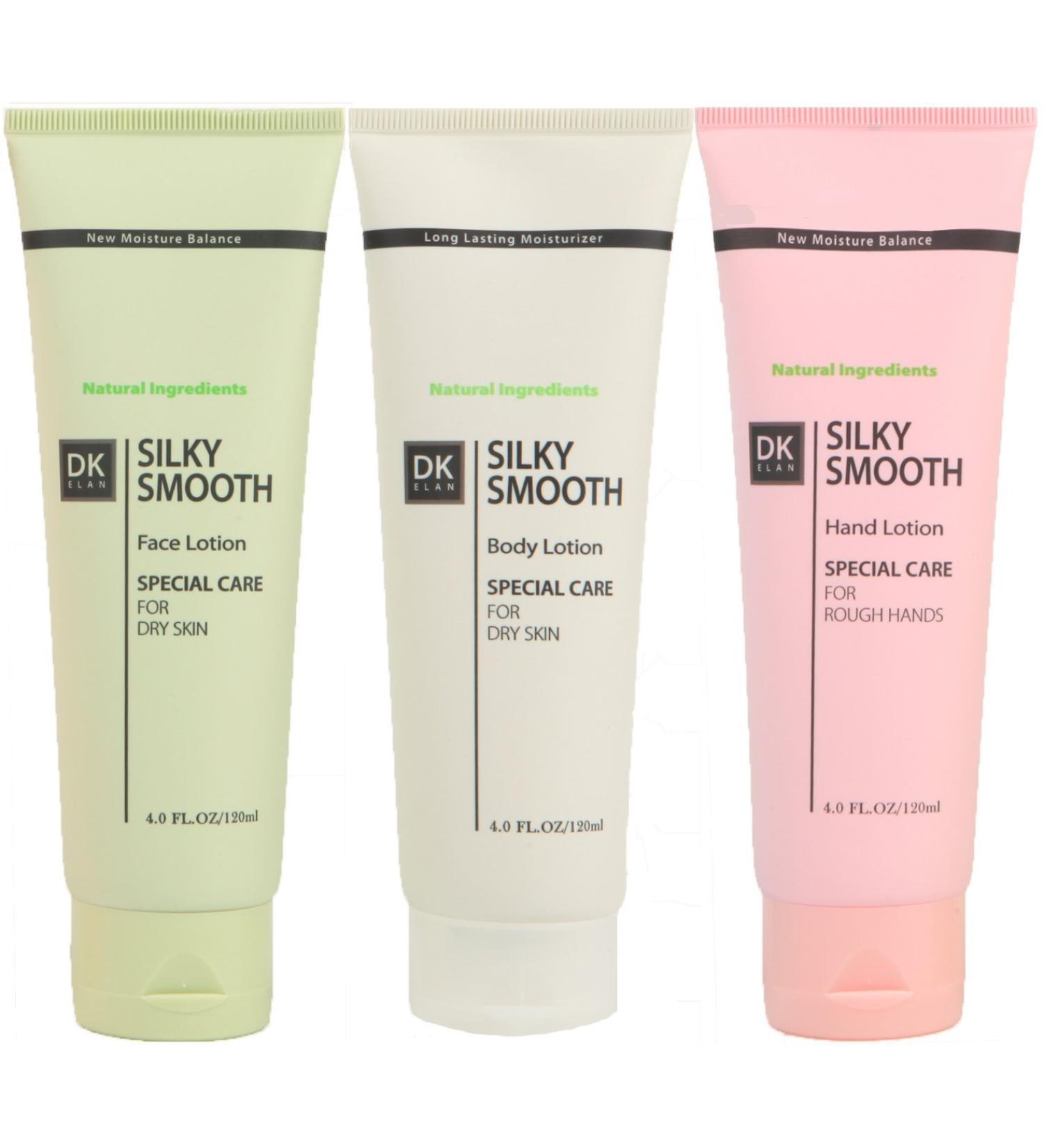 DK ELAN Silky Smooth Special Set - Intensive Care for Dry Scaly Itchy Skin | Face Body & Hands - Buy Online on GoSupps.com