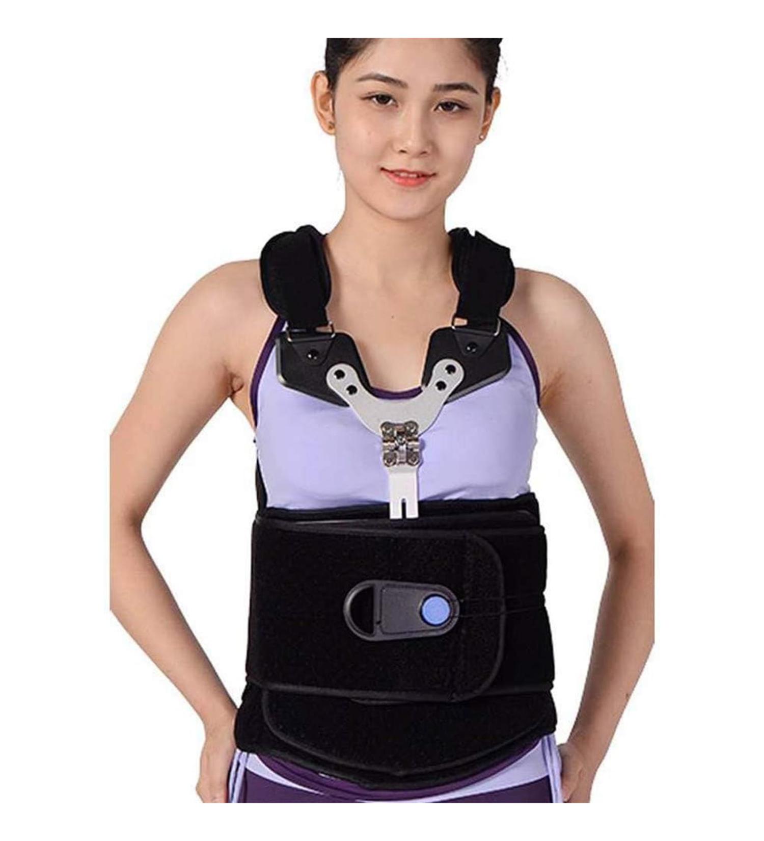 Shanrrow Thorax Full Back Orthosis | Effective Treatment for Kyphosis Osteoporosis Spinal Compression Fractures & Post-Op Support - International Shipping Available - Buy Online on GoSupps.com