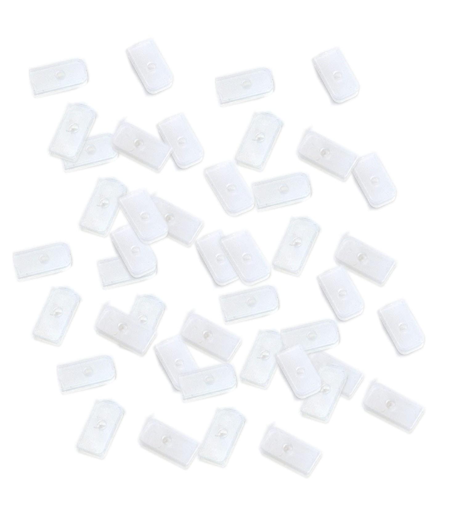 50pcs Transparent Silicone End Caps for 6MM Rigilene Polyester Boning - High-Quality Accessories - Buy Online on GoSupps.com