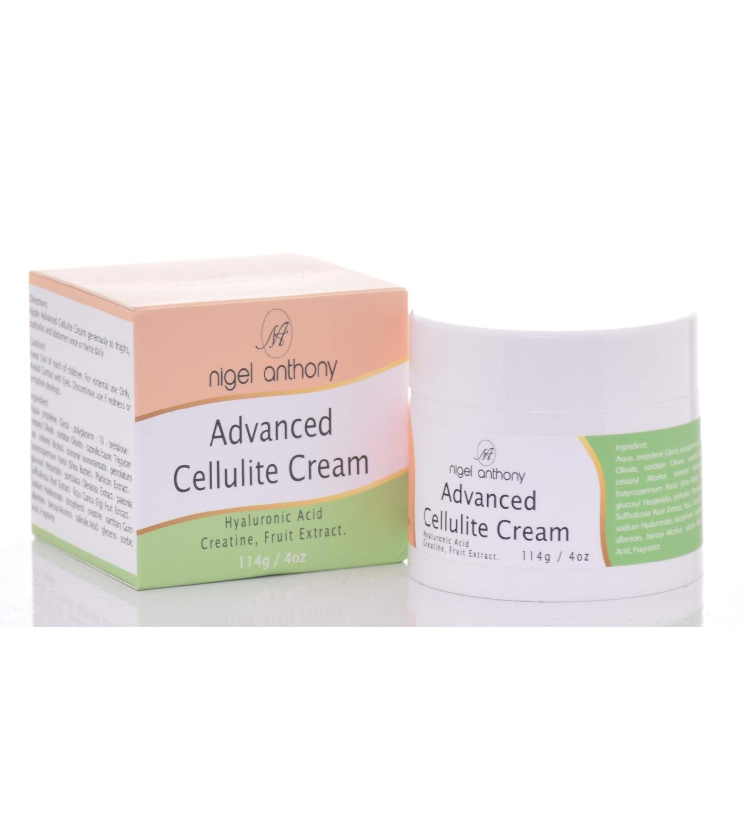 Nigel Anthony Advanced Cellulite Cream - Effective Skin Care for Cellulite & Stretch Marks | Firming Treatment with Hyaluronic Acid & Fruit Extract - Shop Now - Buy Online on GoSupps.com