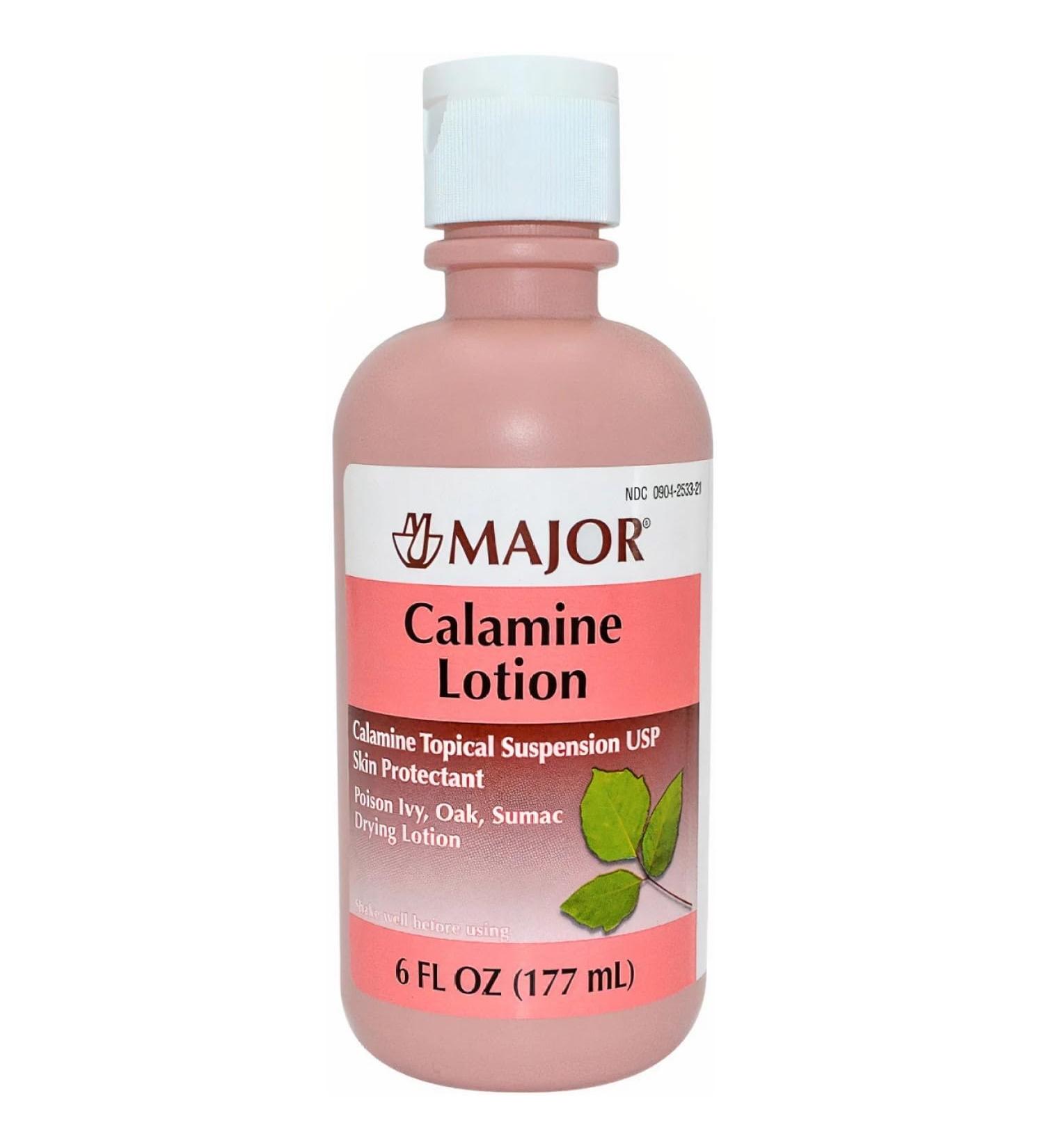 Calamine Drying Lotion Topical Suspension USP Skin Protectant 6 Oz - Fast-Acting Relief - Buy Online on GoSupps.com