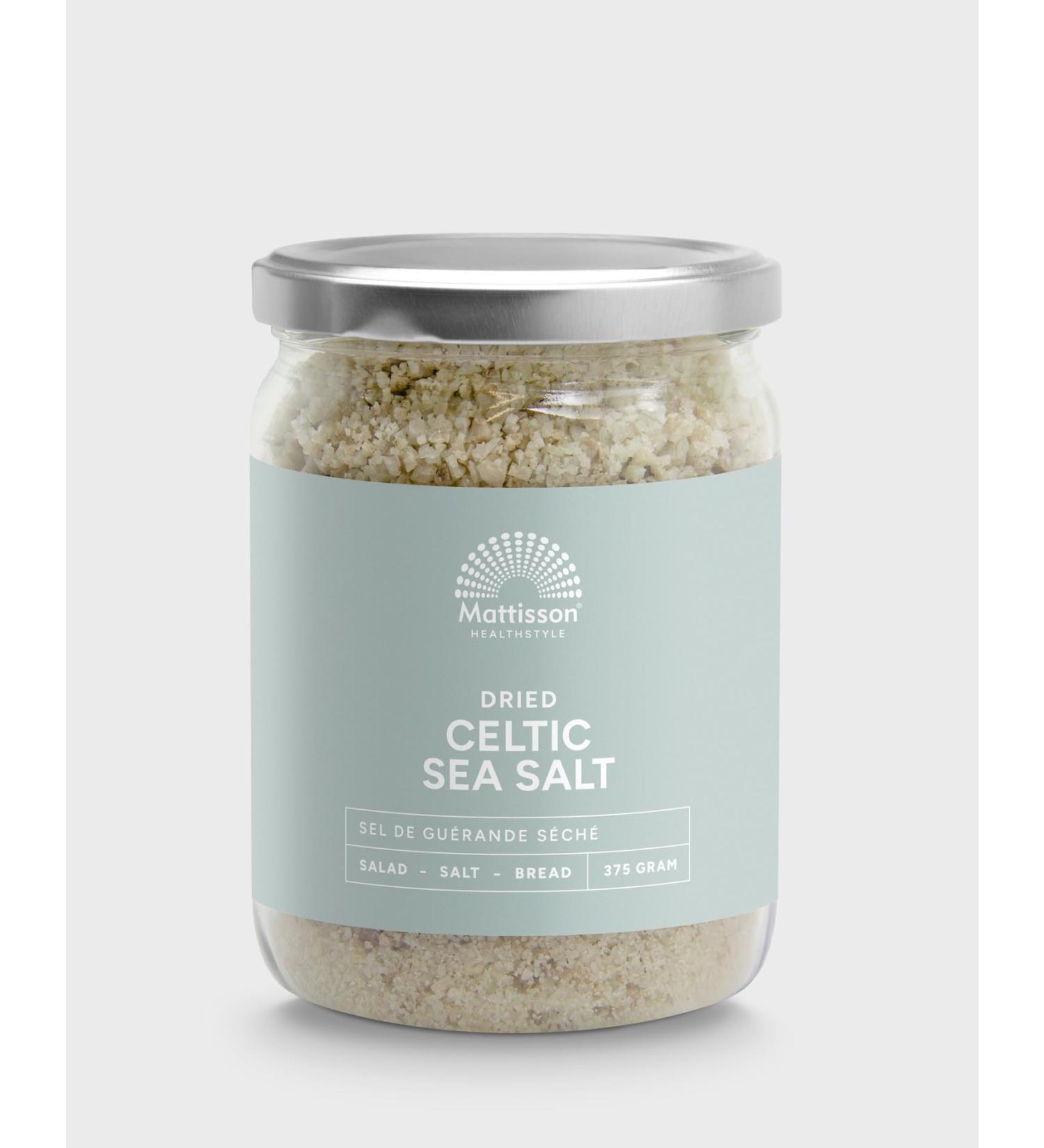 Mattisson Celtic Sea Salt Dried 375 grams - Buy Online on GoSupps.com