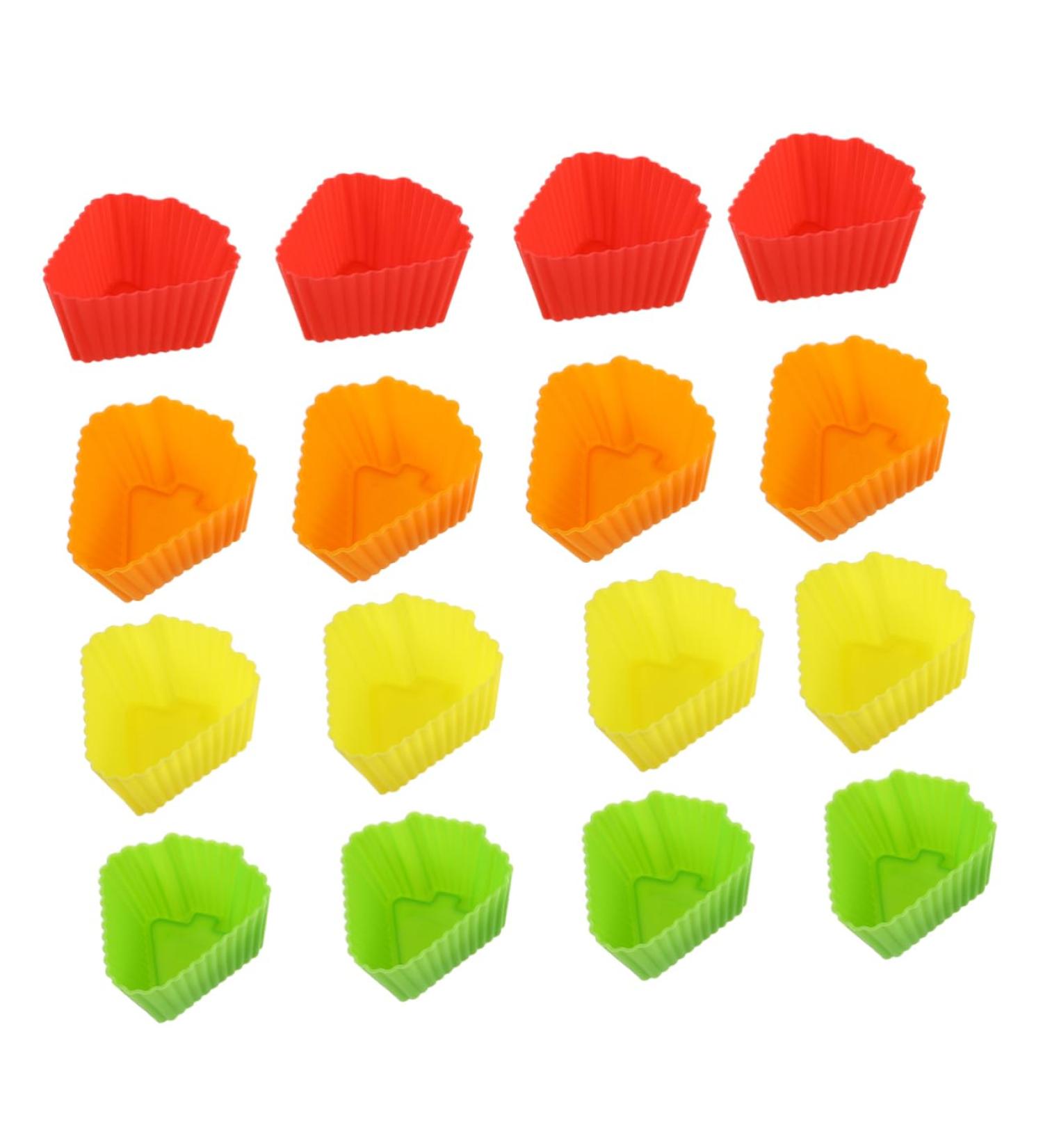 Zerodeko 20pcs Baking Mold Silicone Molds Reusable Baking Cases Tray Mold Muffin Baking Cups Cake Egg Tart - Buy Online on GoSupps.com