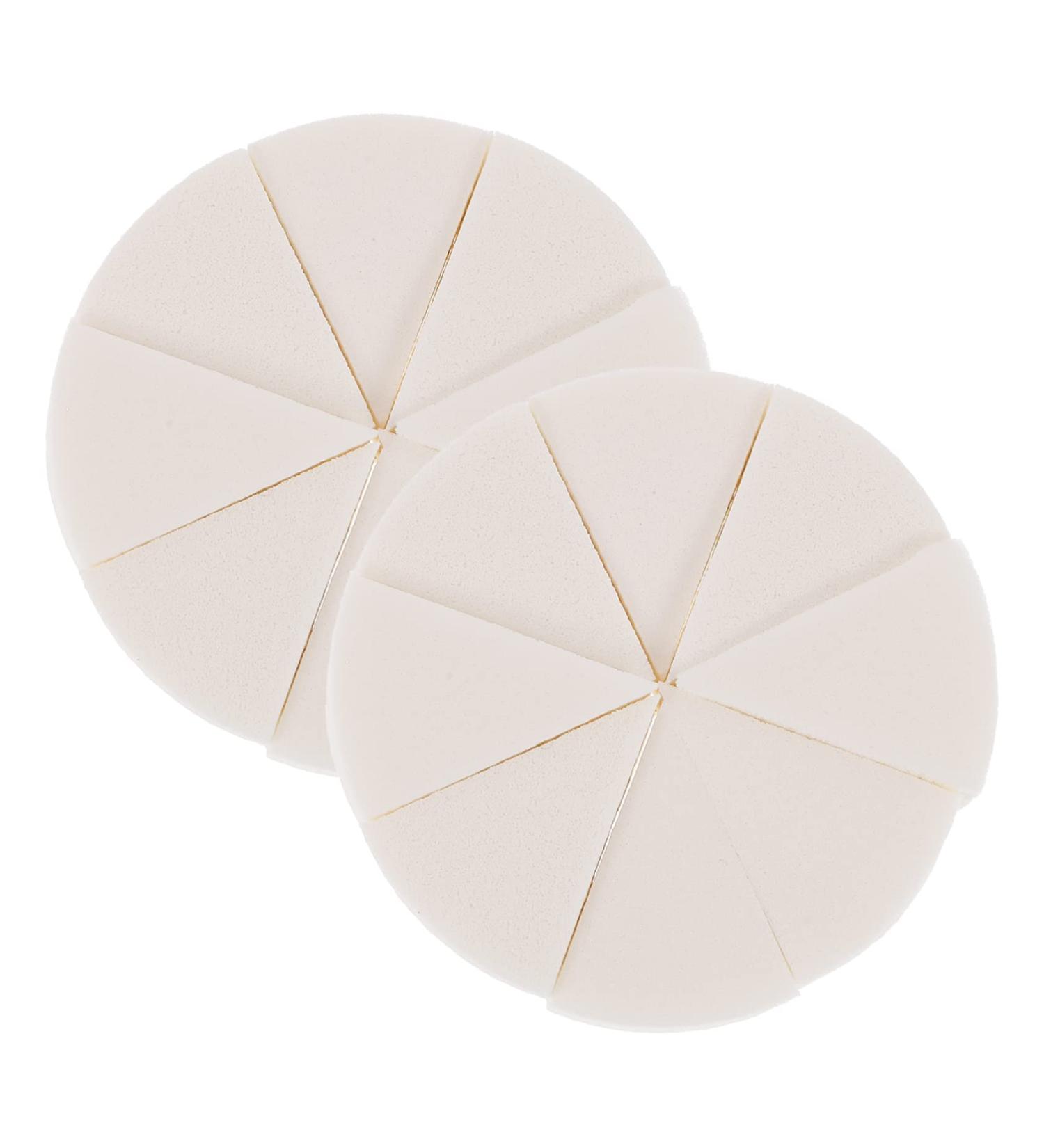 MAGICLULU 2 Sets Triangular Sponge Puff Make up Sponges Triangle Makeup Puff Triangle Sponge Puff Mini Powder Puff Lady Tools Cosmetic Puff Mini Sector Cosmetics Miss White 8.00X8.00X2.00CM White - Buy Online on GoSupps.com