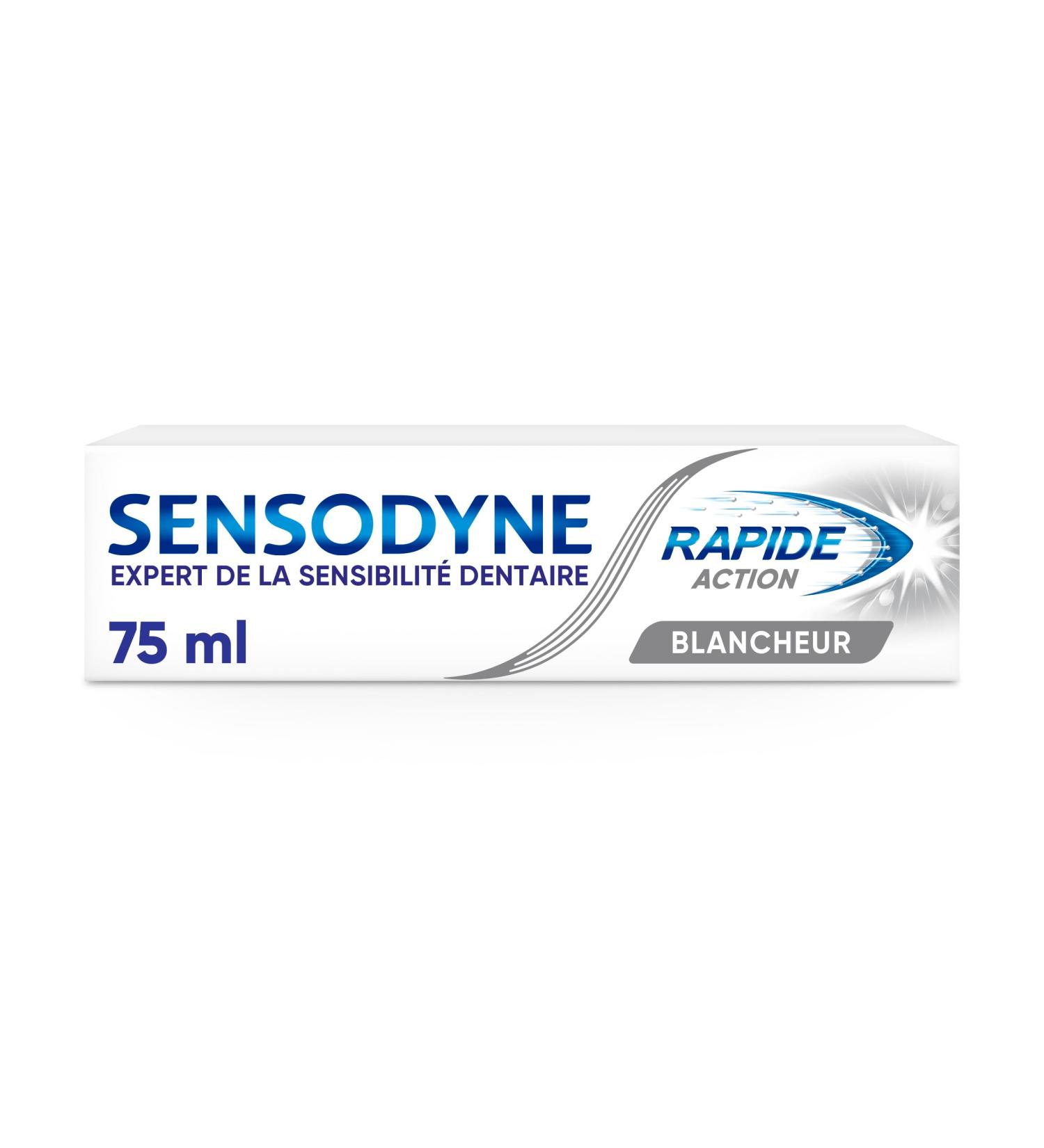 Sensodyne Rapid Action Whitening Toothpaste Tooth Sensitivity Sensitive Teeth Fast Relief and Long-Lasting Protection 75 ml