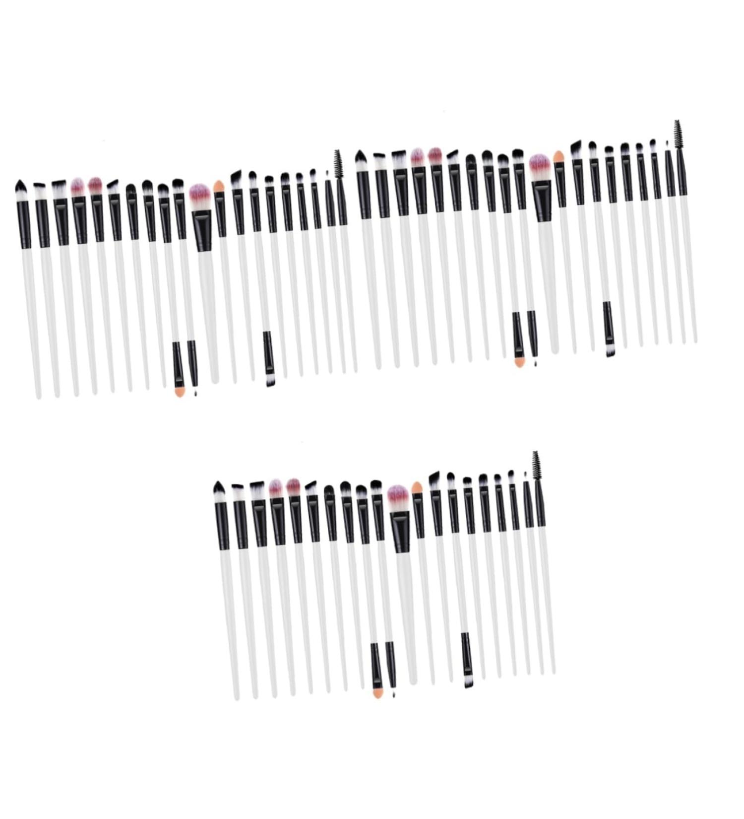 Beavorty 60 Pcs Makeup Brush Kit - Foundation Eyeshadow & Eyelash Tools for Women - Portable Eyebrow & Spoolie Brushes - International Shipping Available - Buy Online on GoSupps.com