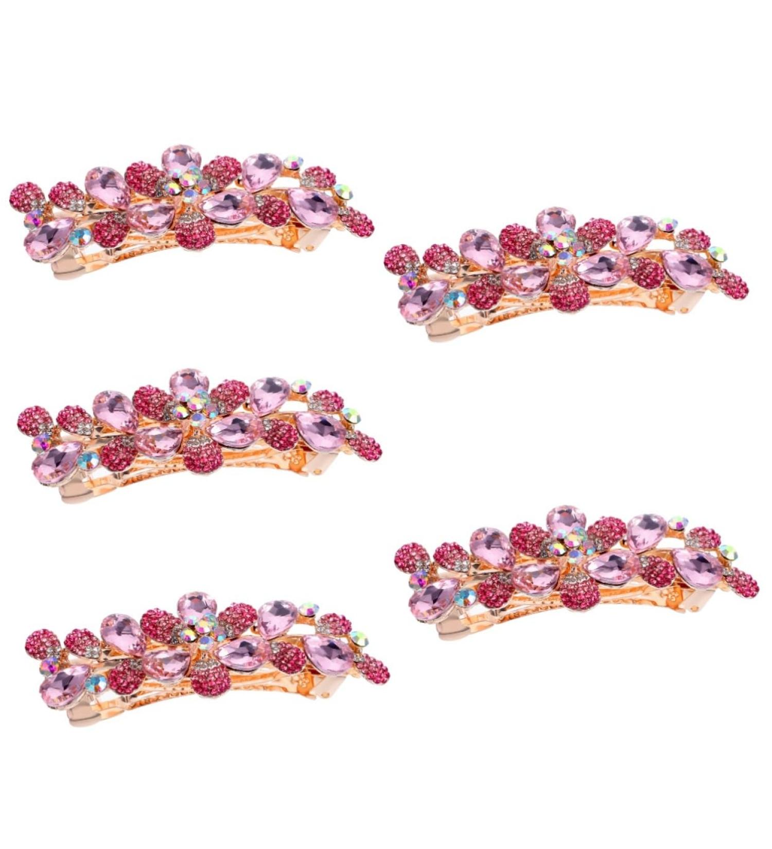 Beaupretty Metal Hair Clip rhinestone hair clip Bling hair clips Rhinestones hair clips for women spring hair clip hair styling barrettes for women Miss Metal headgear - Buy Online on GoSupps.com