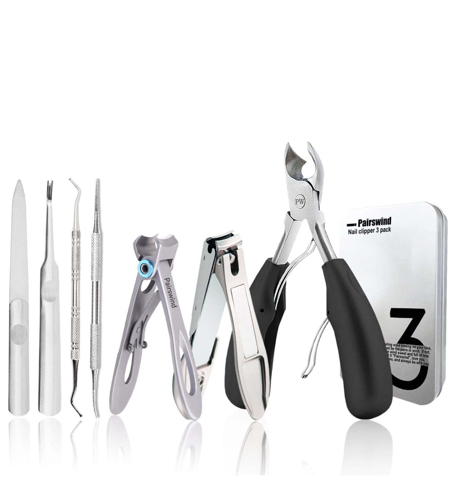 Senior Thick Toenail Clippers with Easy Grip Handle - Perfect for Ingrown Toenails & Large Nails | Podiatrist Recommended - Buy Online on GoSupps.com