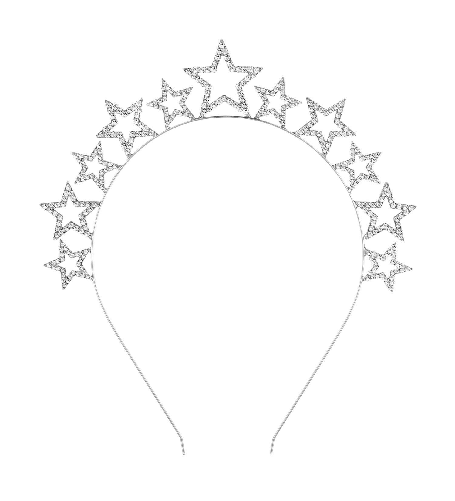 Sibba Star Reindeer Antler Headbands Set | Rhinestone Crystal Christmas Crown Hair Hoop | Holiday Party Tiara Headpiece - Buy Online on GoSupps.com