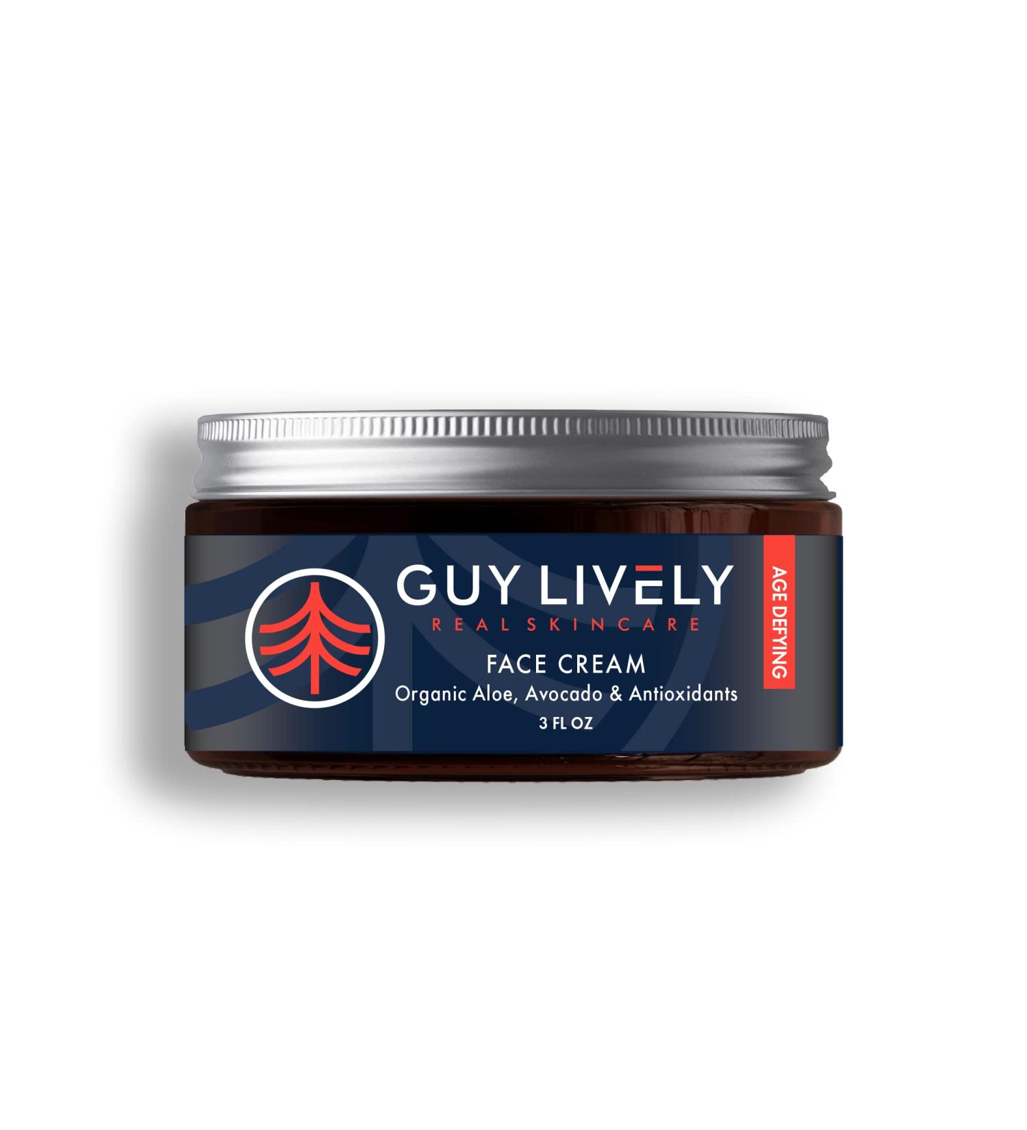 Premium Anti Aging Face Cream - Moisturizer Face Cream for Men - Natural Age Defying Face Moisturizer with Organic Ingredients (Made in USA)
