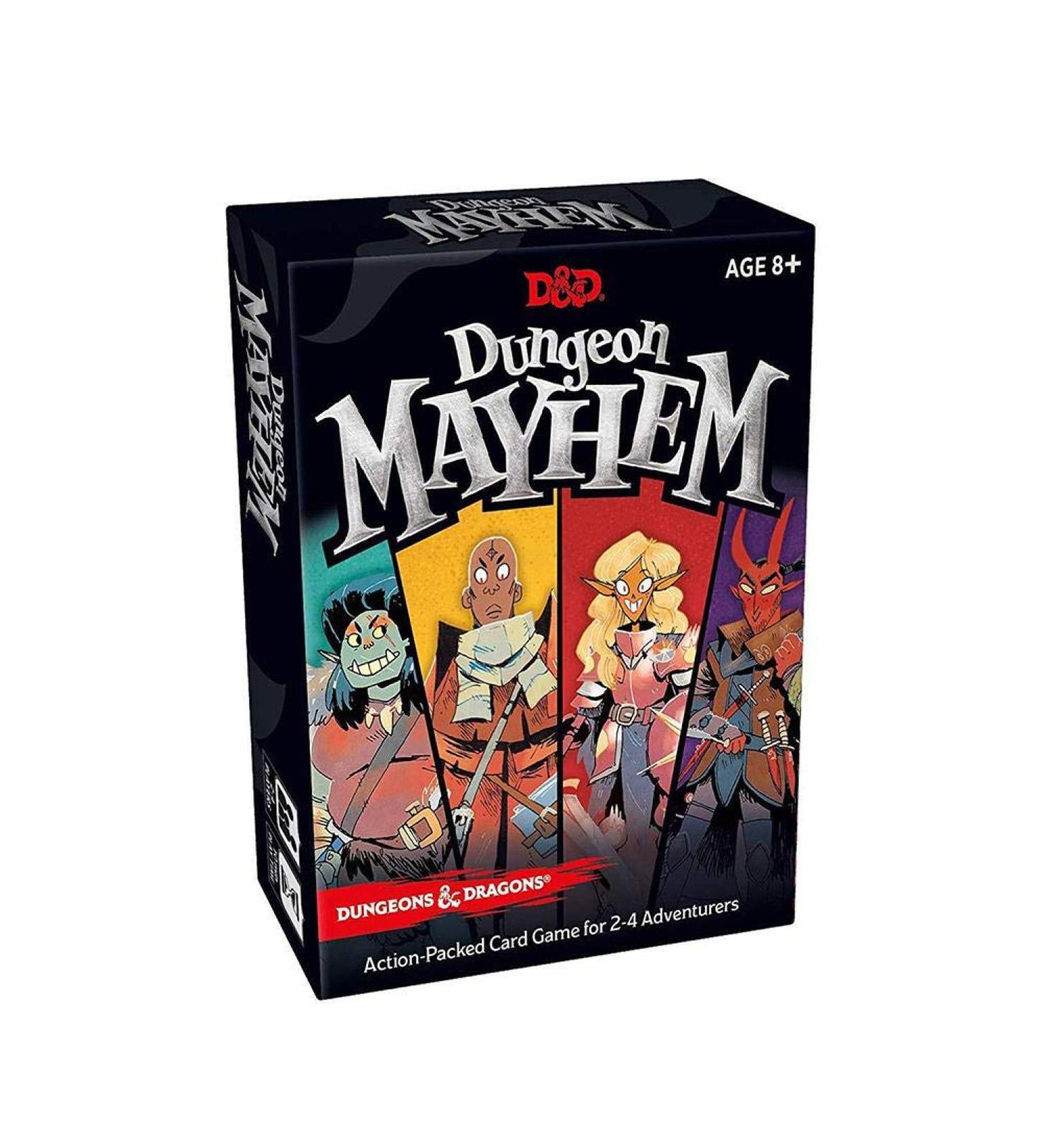 Dungeon Mayhem Card Game: Dungeons & Dragons | 24 Players | 120 Cards - Buy Online on GoSupps.com